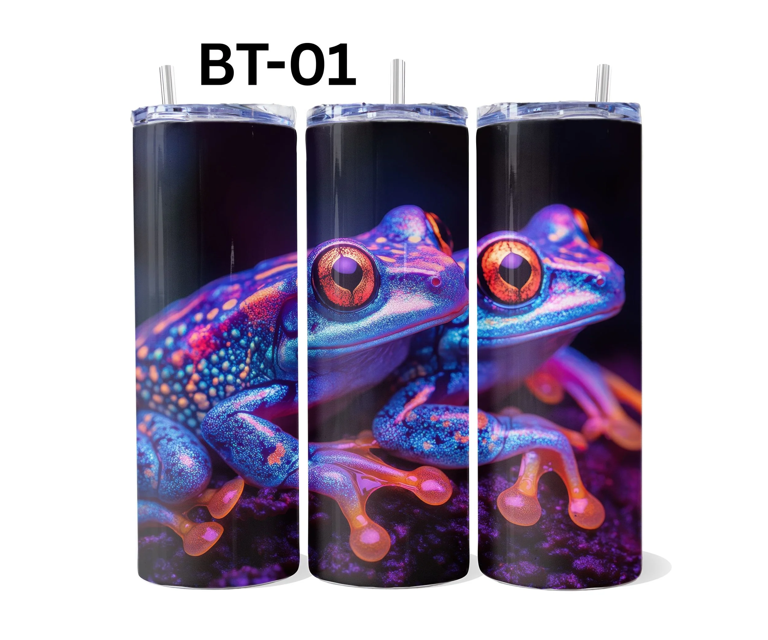 Glow in the Dark/UV Frog Tumbler