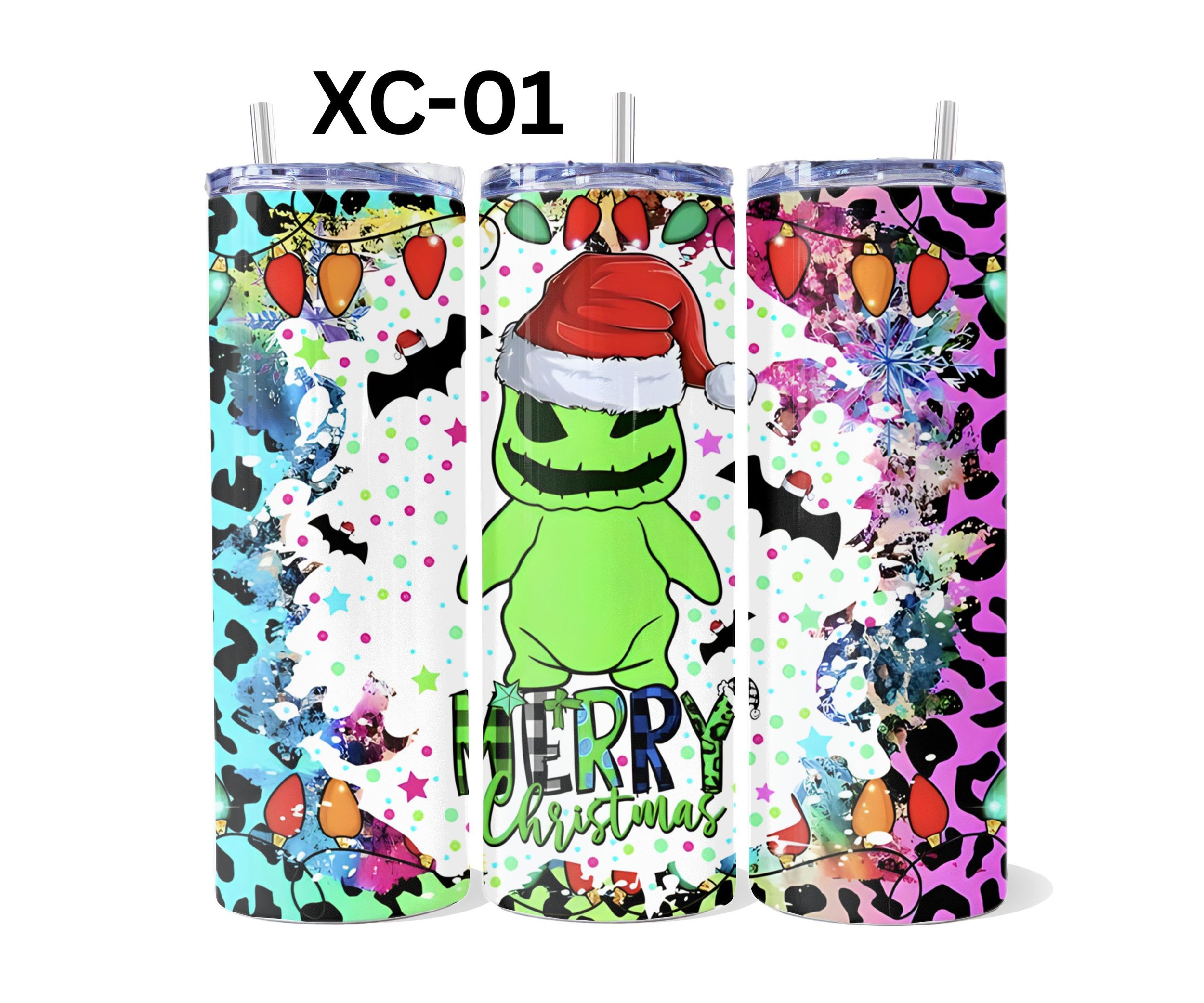 xChristmas Cartoon Sublimation Tumbler