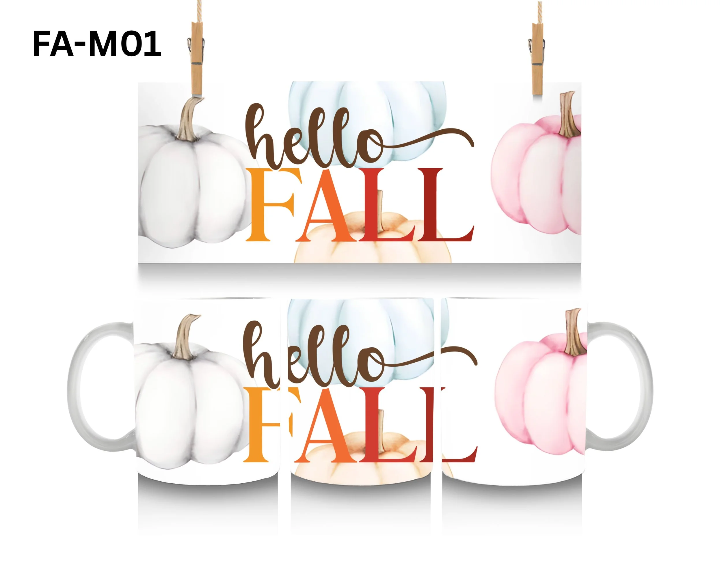 Fall Coffee Mug, Color Changing Mug, Iced Coffee Cup