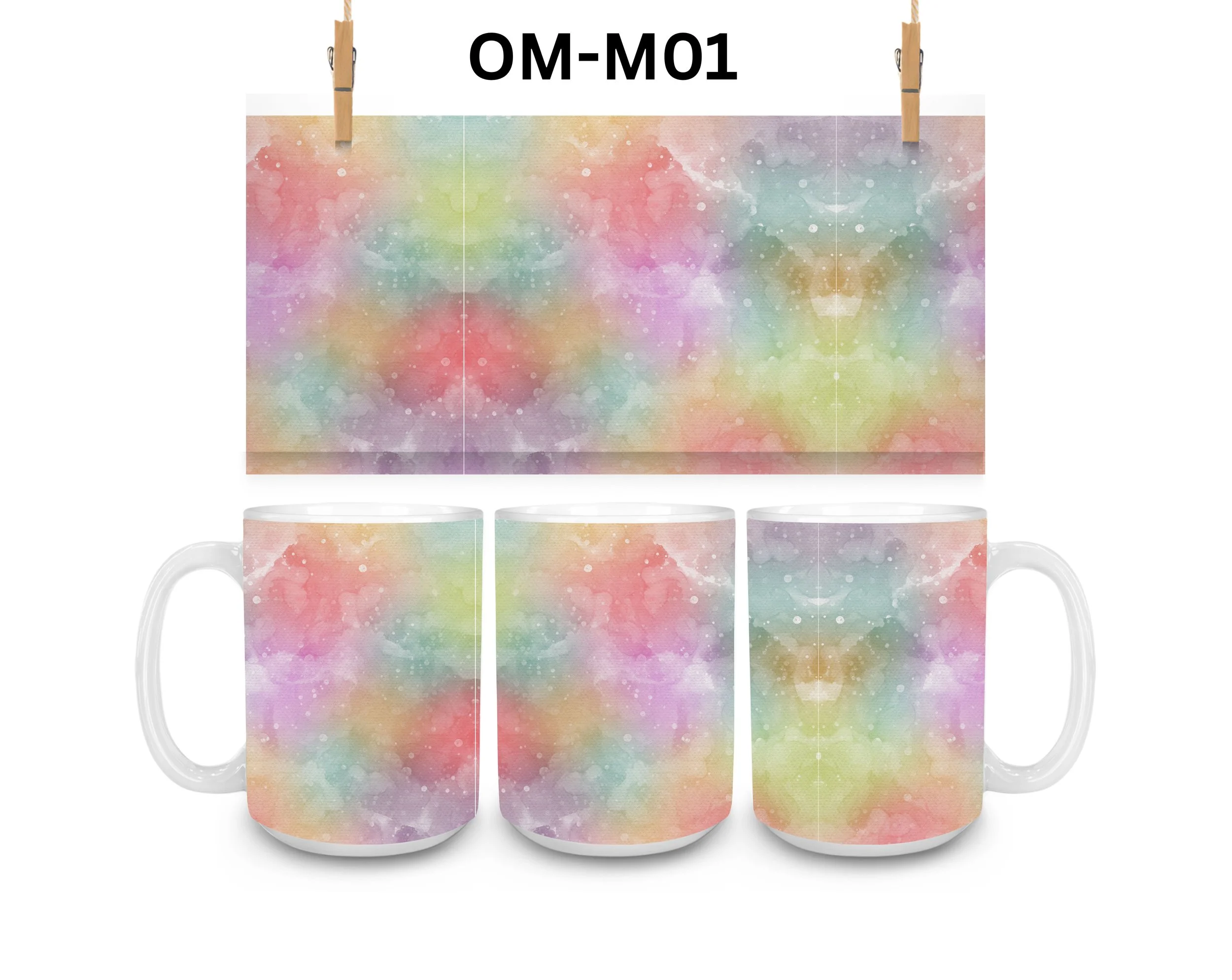 Ombre' Coffee Mug, Color Changing Mug, Iced Coffee Cup
