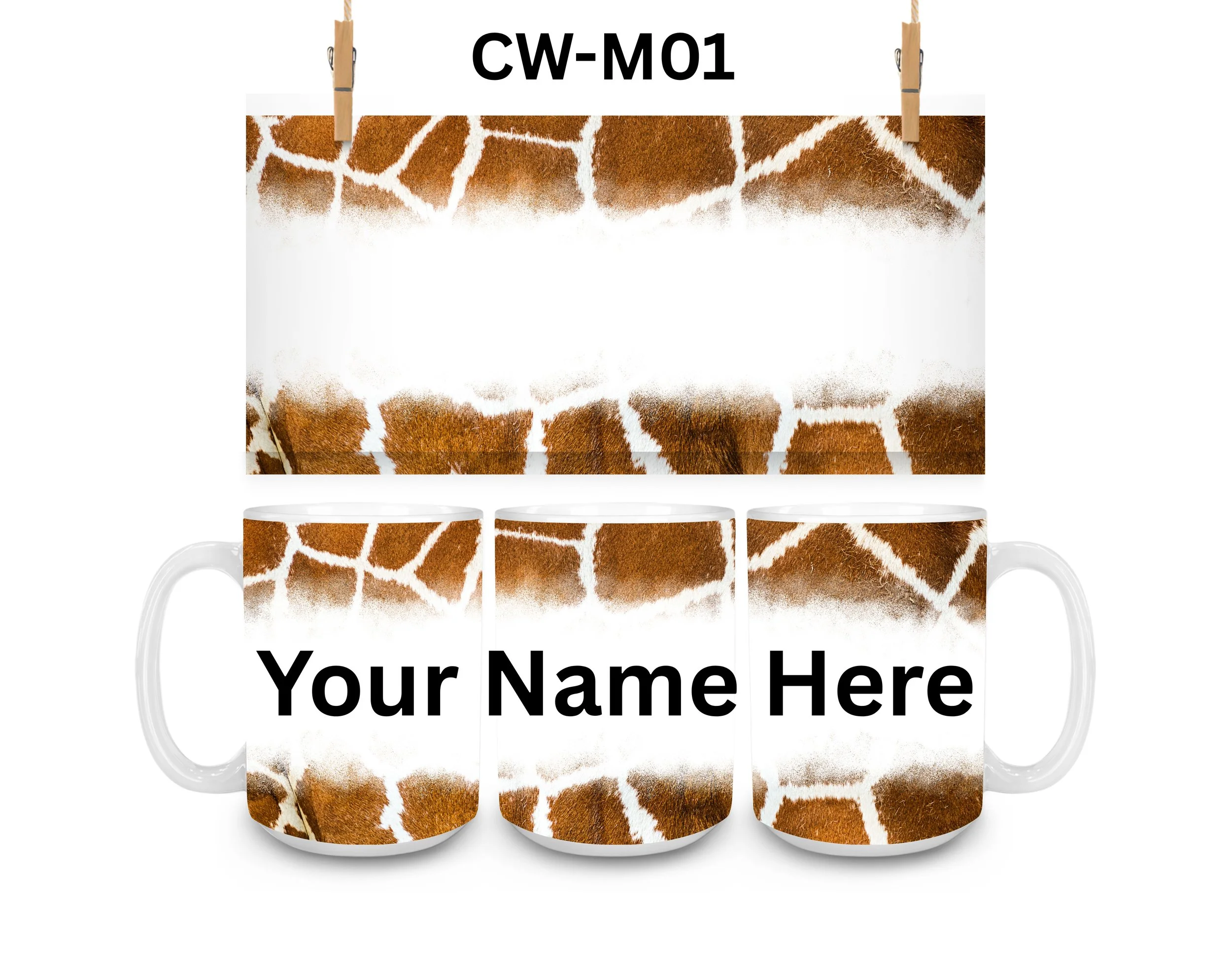 Cowhide Coffee Mug, Color Changing Mug, Iced Coffee Cup