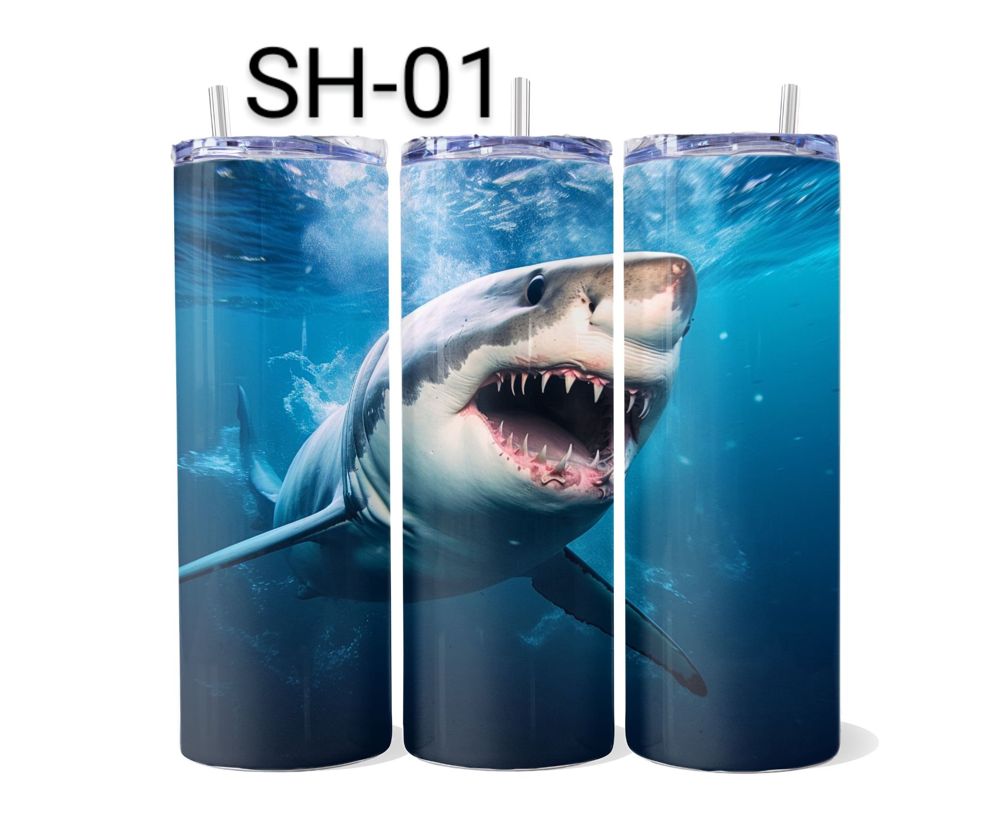 Shark Sublimation Tumbler
