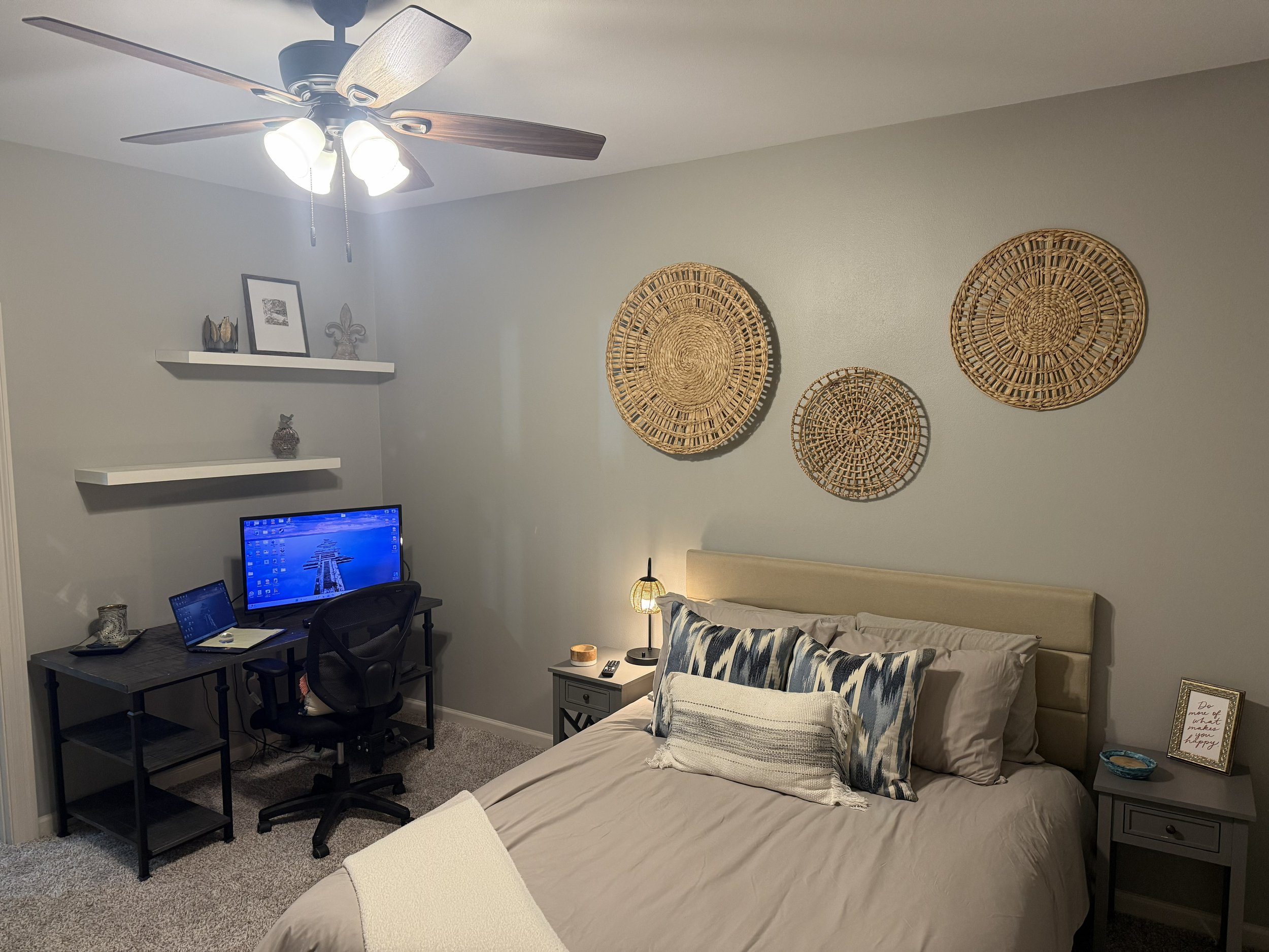 Boho Bedroom from closet (computer and small tv not included).jpg