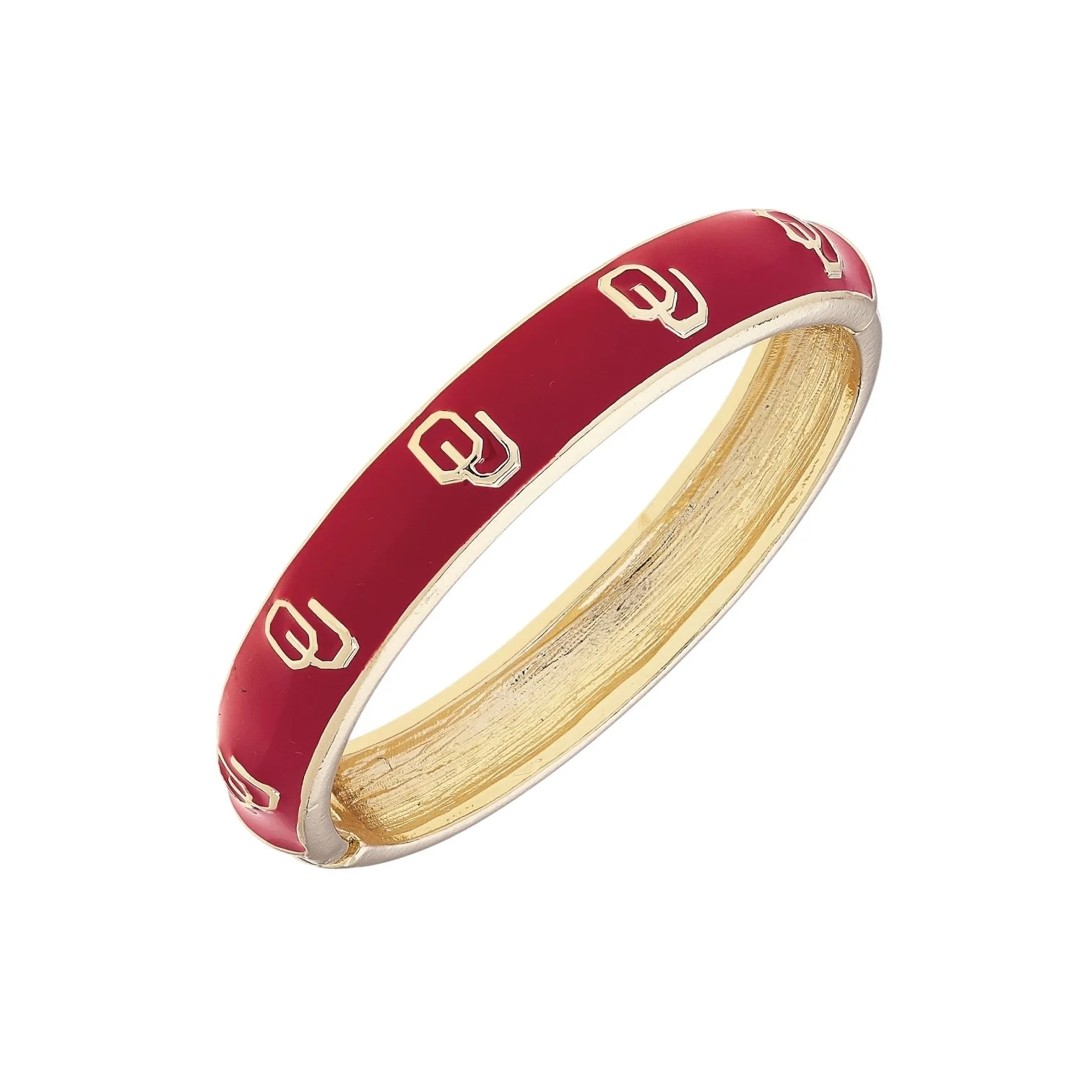 Sculpted OU Hinge Bangle