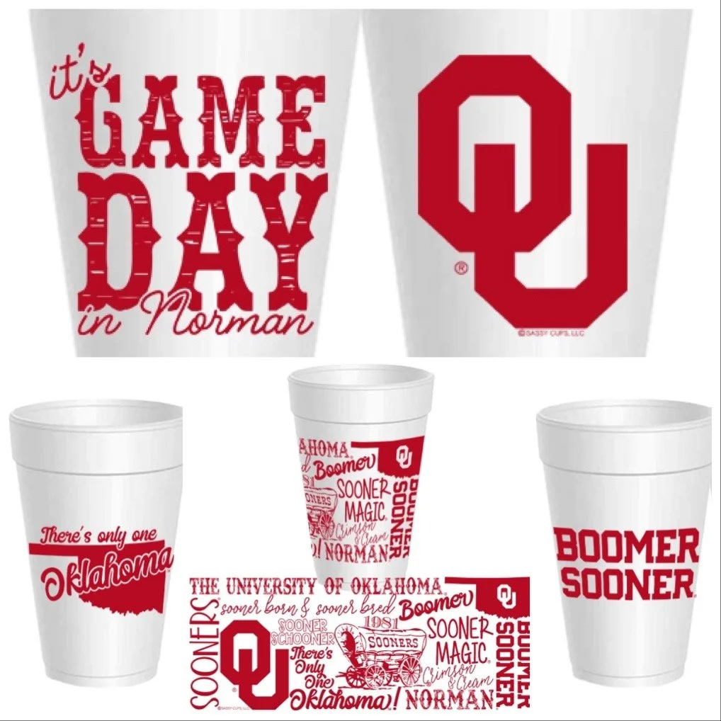 Party Cups- 4 OU designs