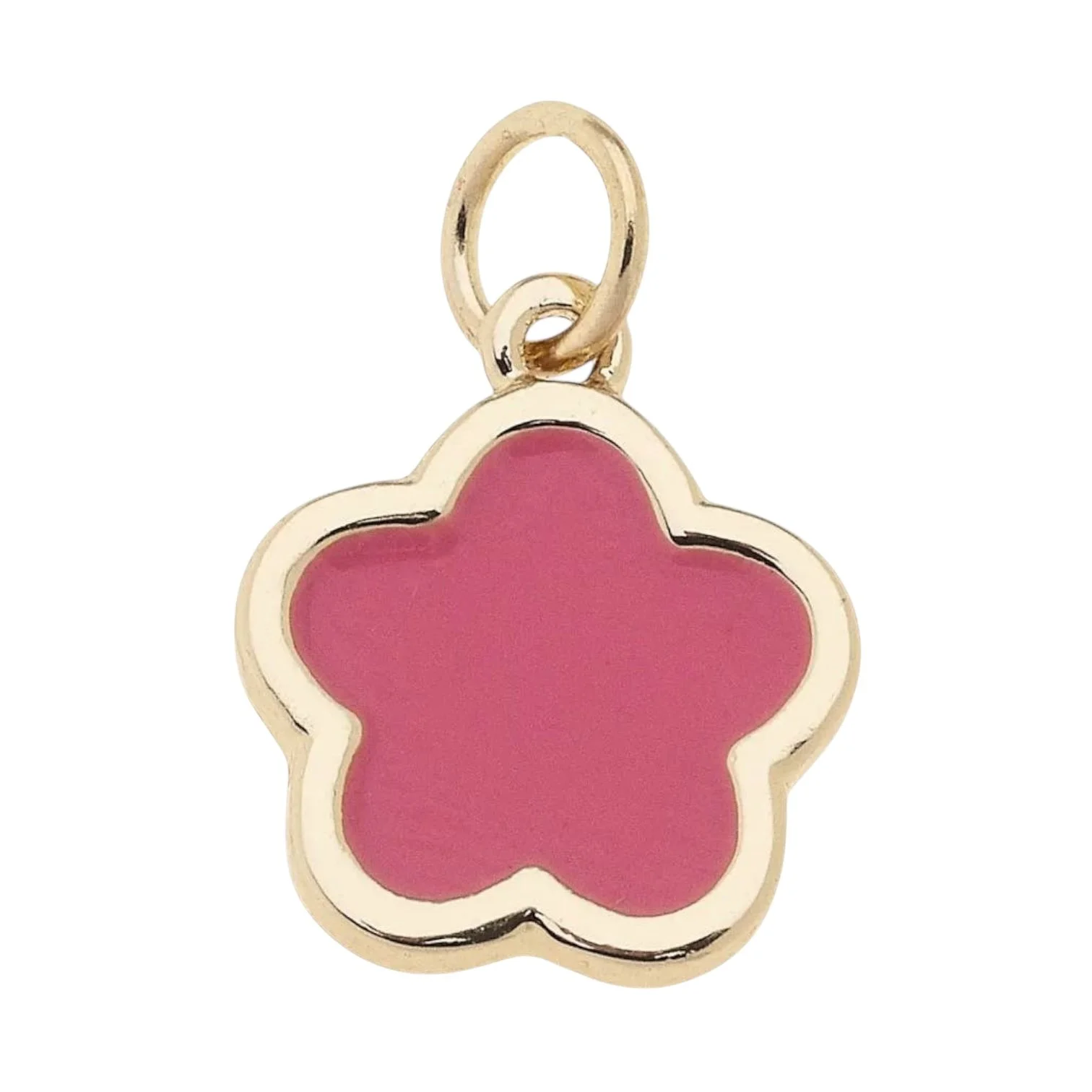 Pink Flower Charm