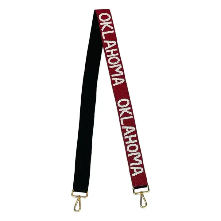 Oklahoma Beaded Purse Strap
