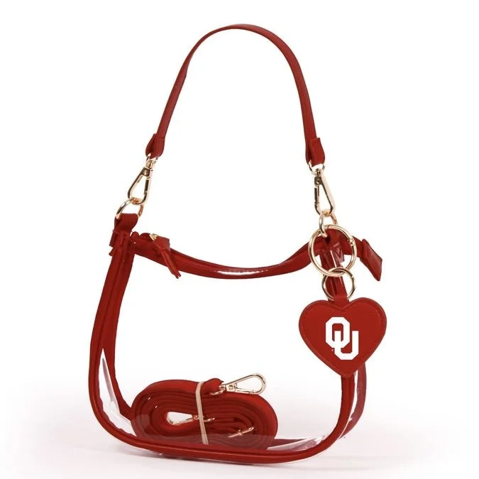 Clear Purse with Heart Charm