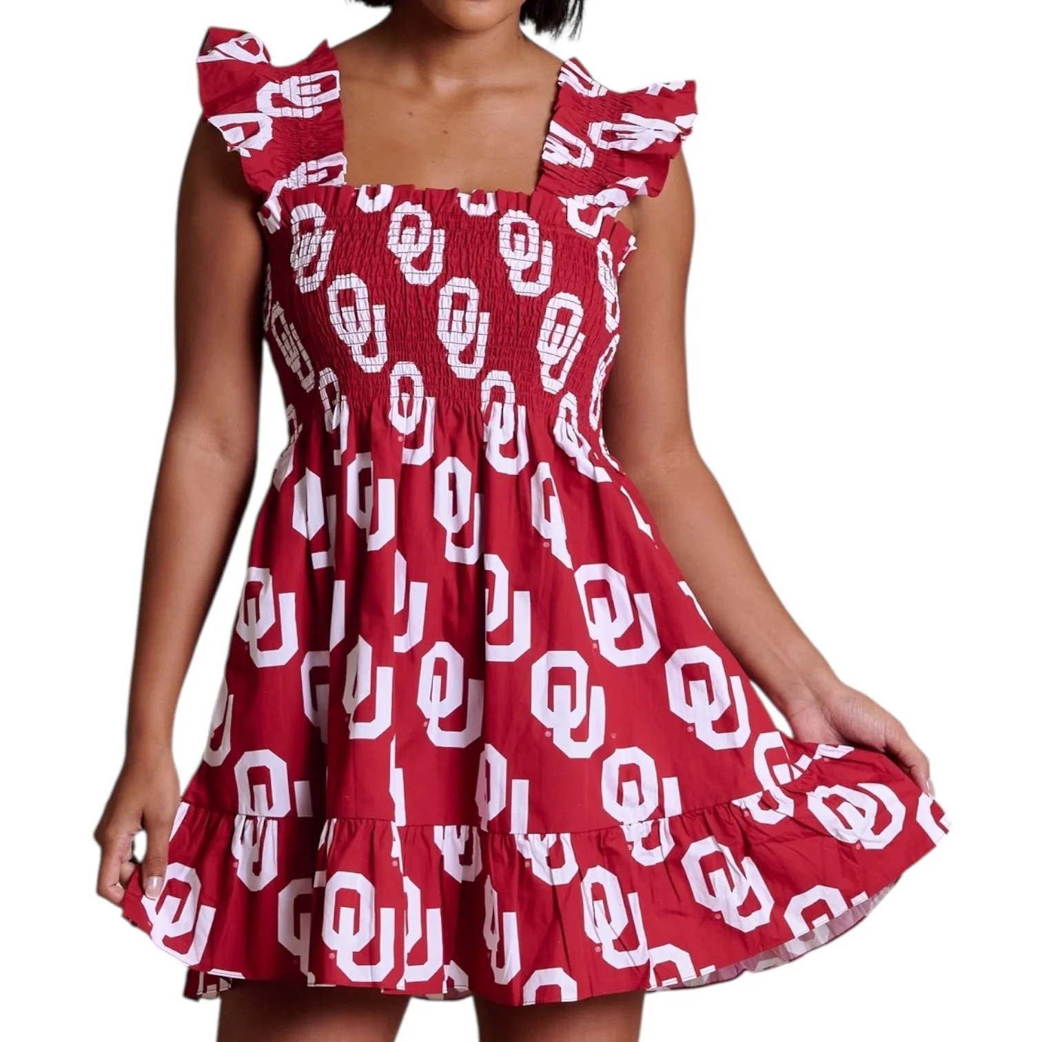 Poplin Smocked Dress