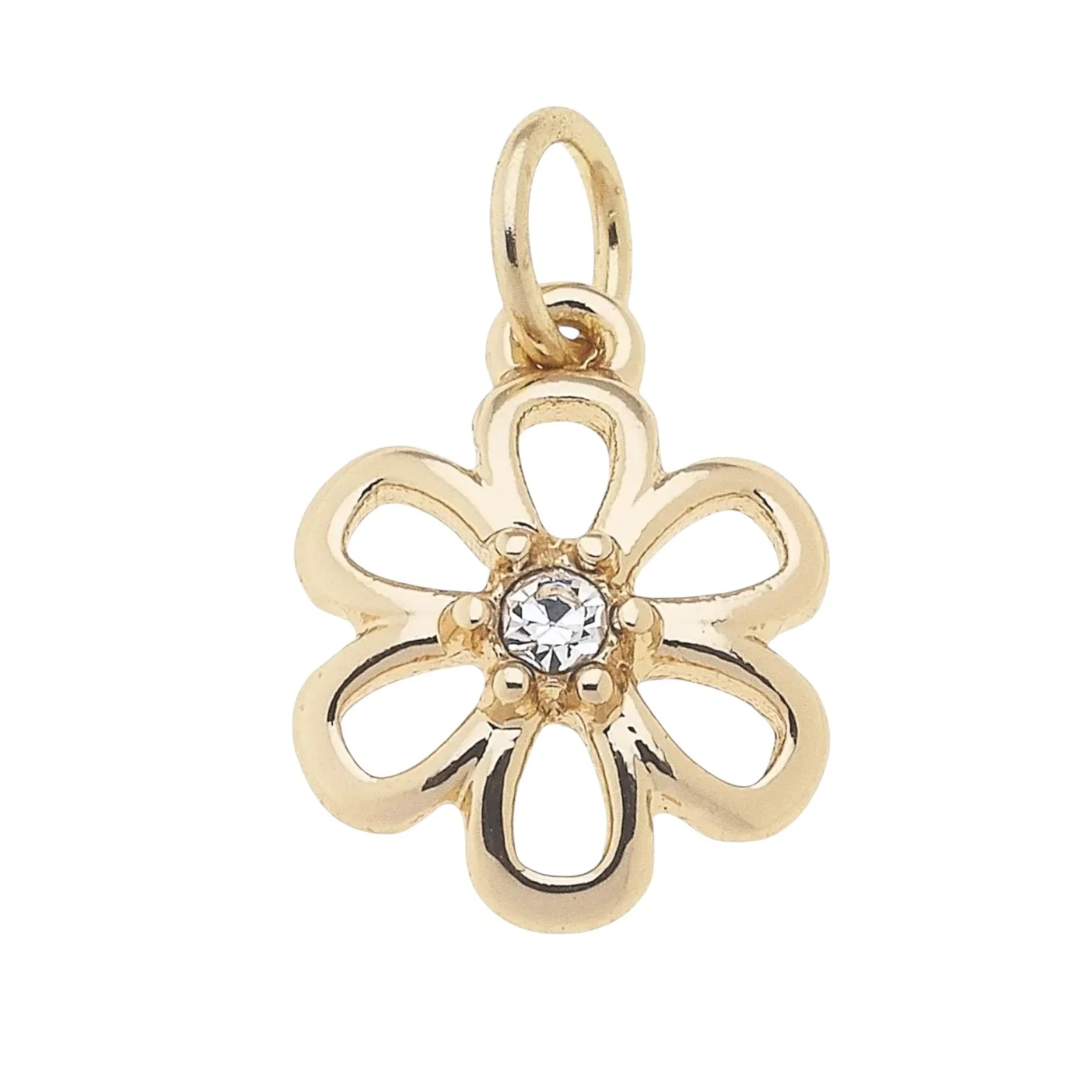 Mini Open Flower Charm