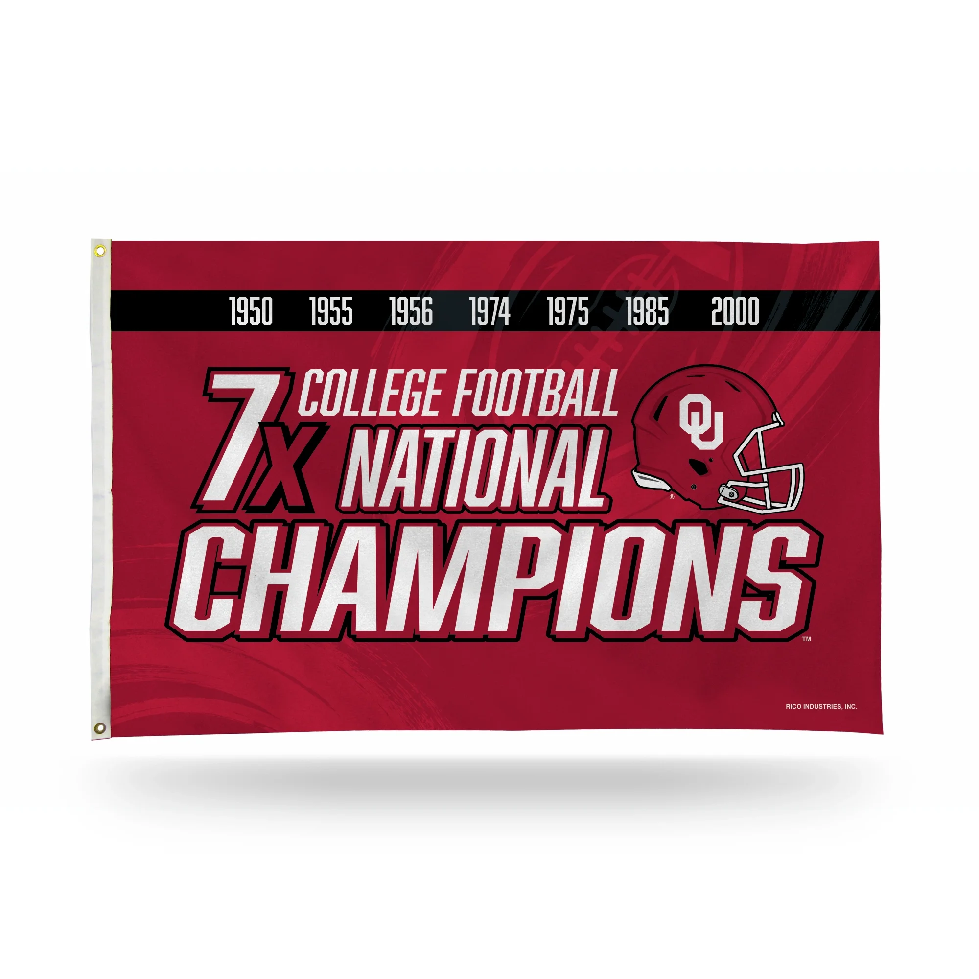 Oklahoma Sooners 7X Champions 3' x 5' Premium Banner Flag