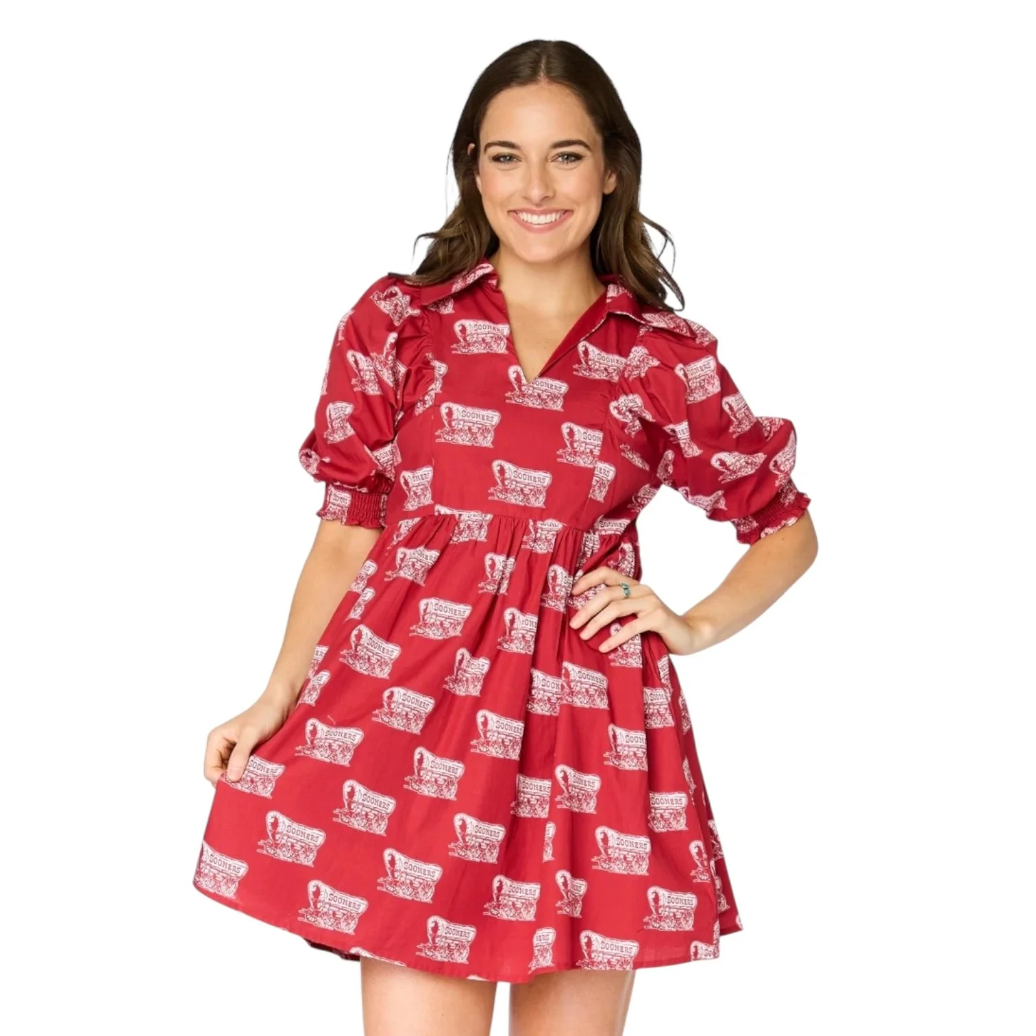 Sooner Poplin Dress 50% OFF