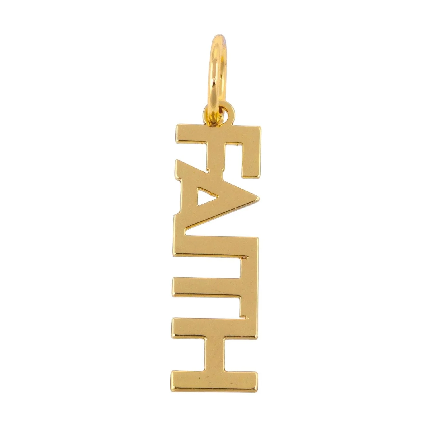 Block “FAITH” Charm