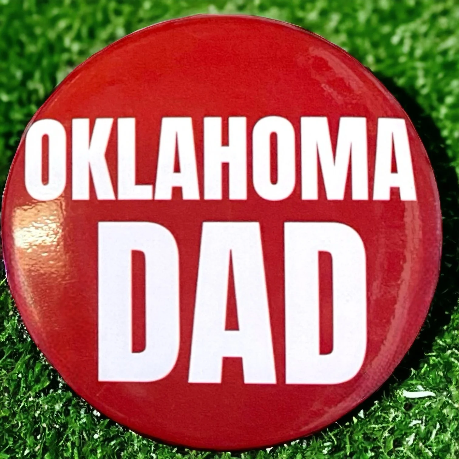 Oklahoma Dad Button