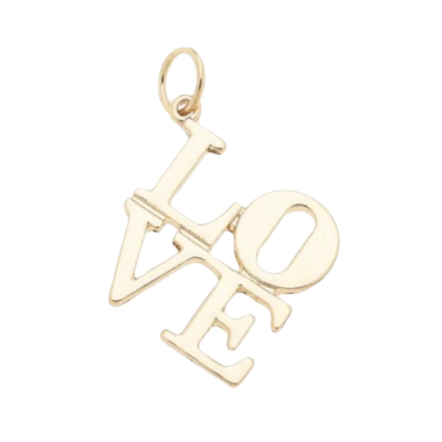 Stacked “LOVE” Charm