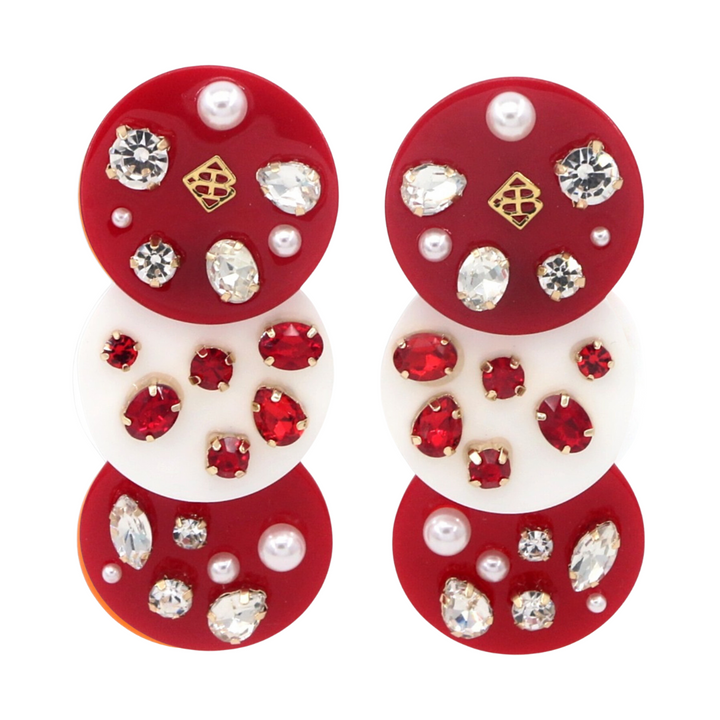 Triple Dot Earrings