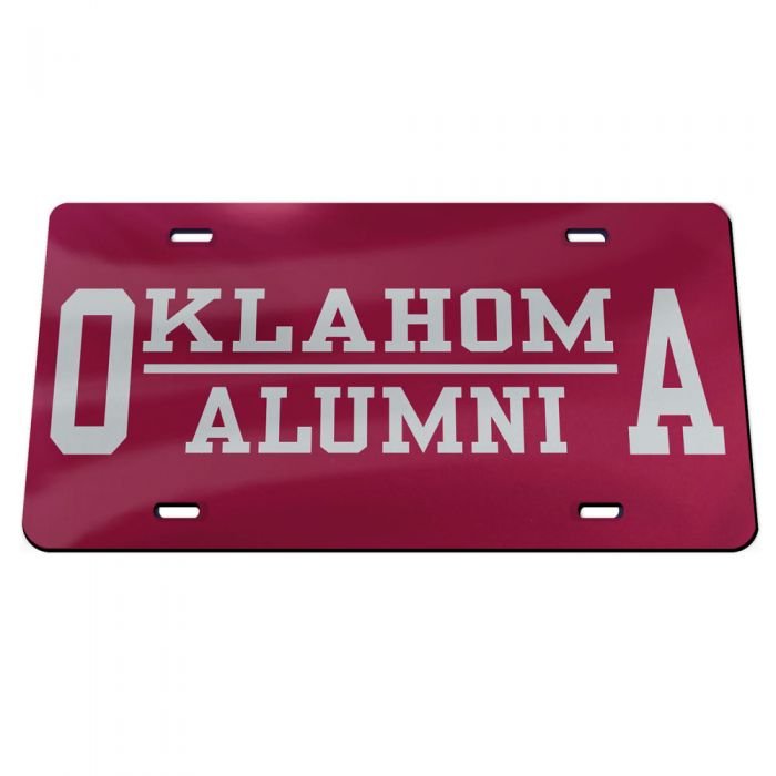 Alumni Crimson License Plate