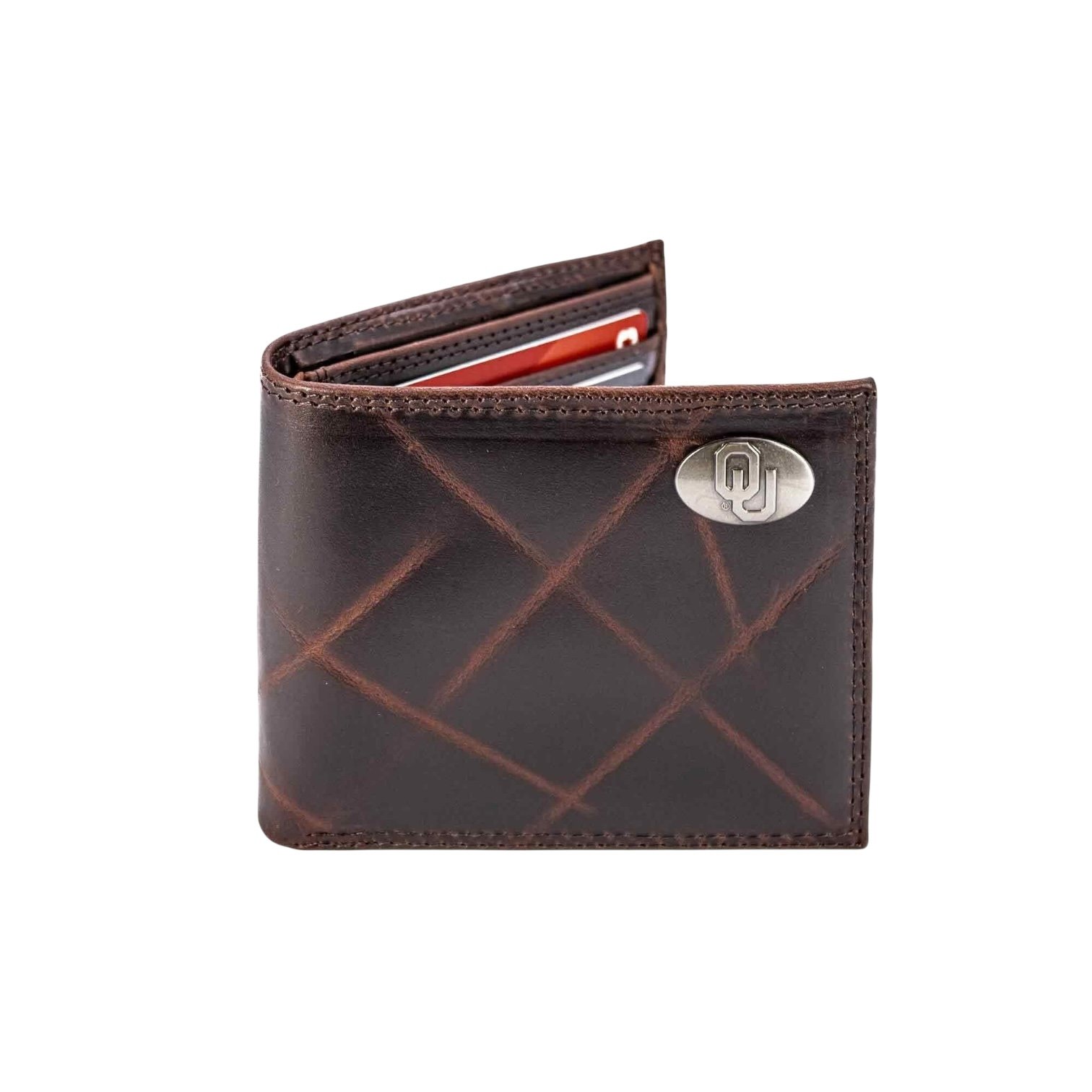 Bifold Wrinkle Brown Wallet