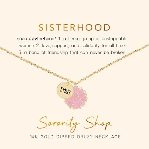 Sorority Druzy Necklace