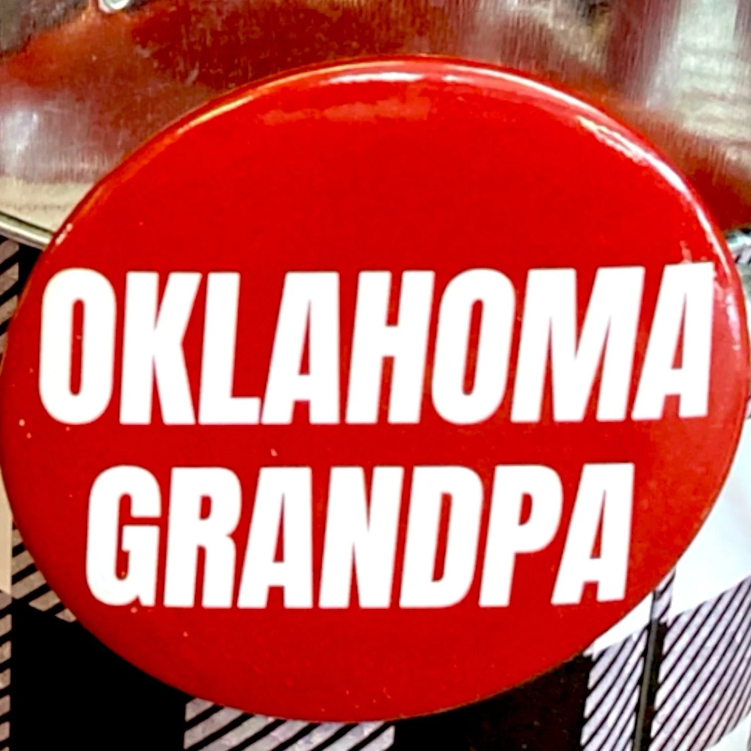 Oklahoma Grandpa Button
