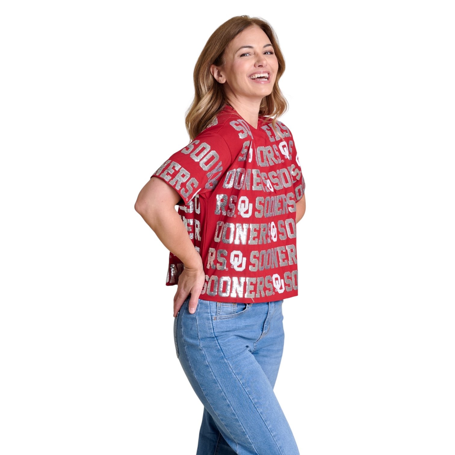Sequin Repeat Tee