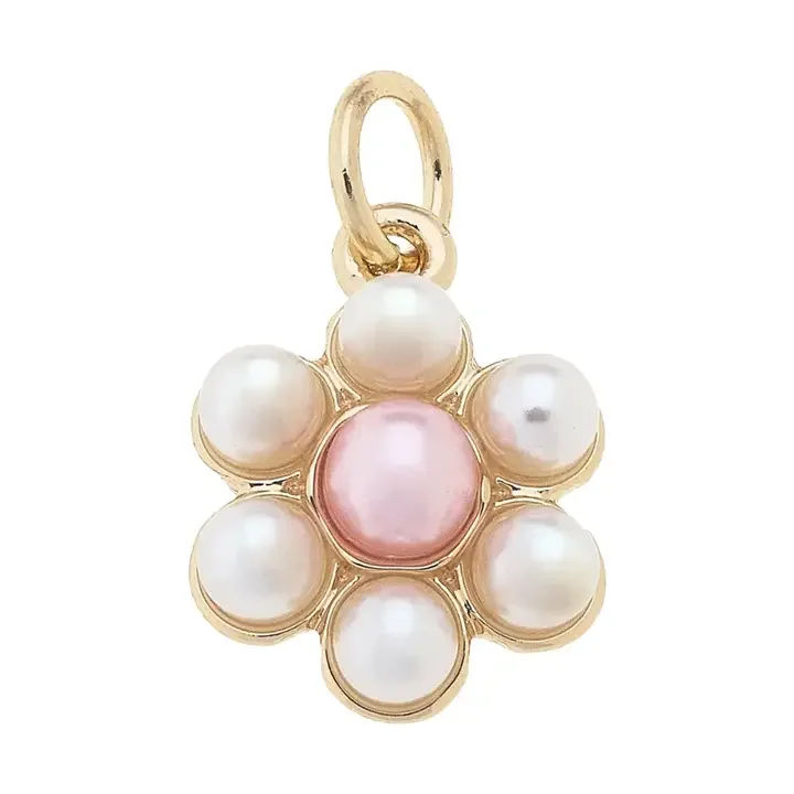 Pearl Flower Charm