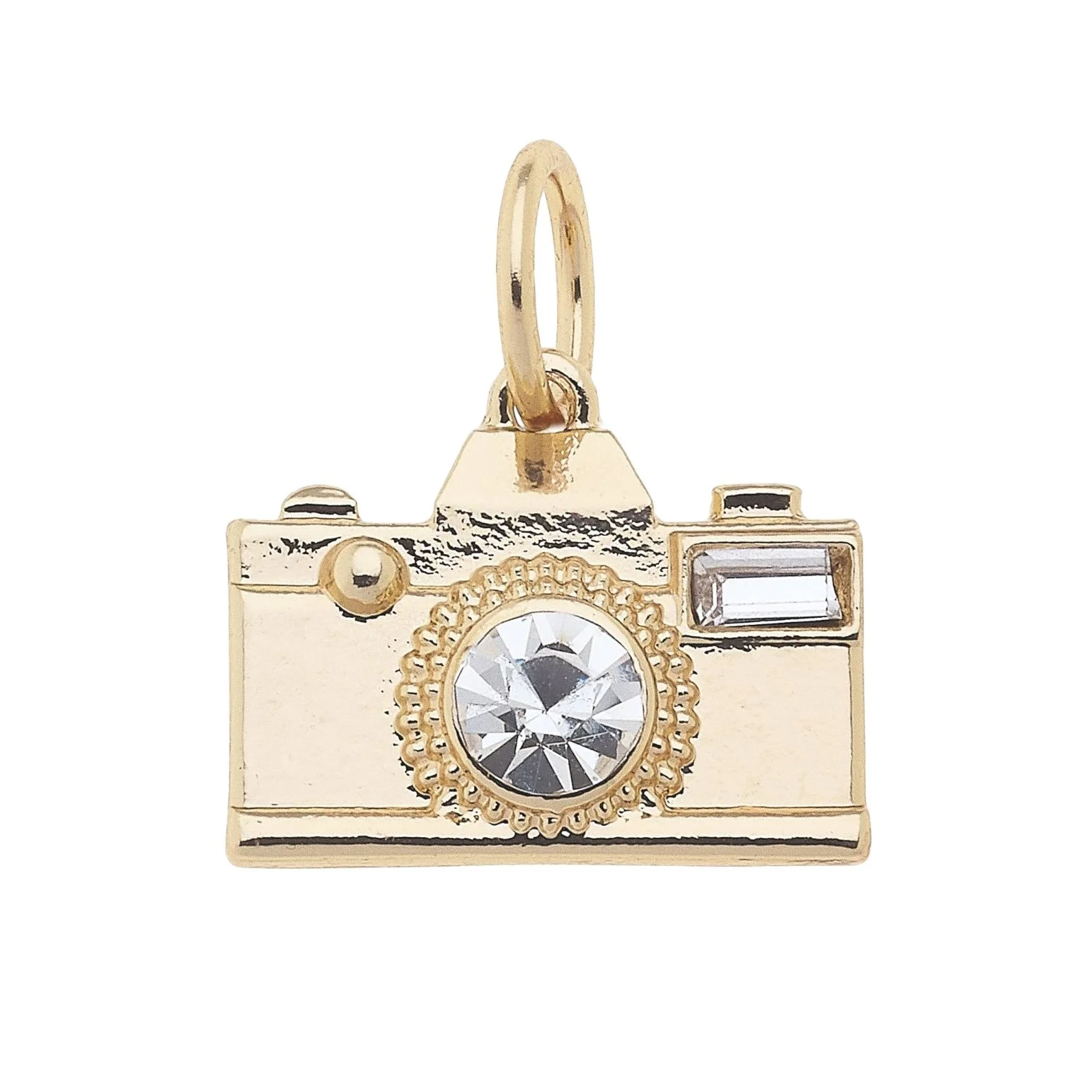 Rhinestone Camera Charm