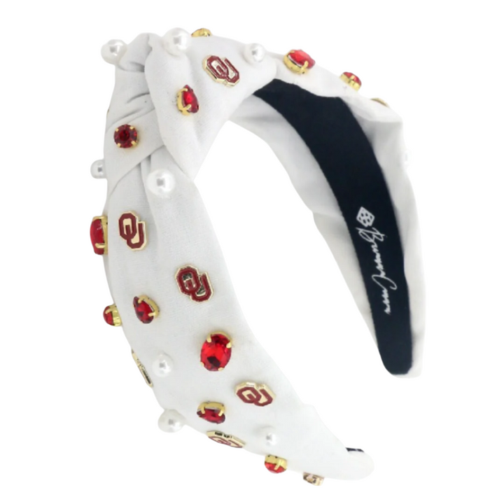 White OU Headband