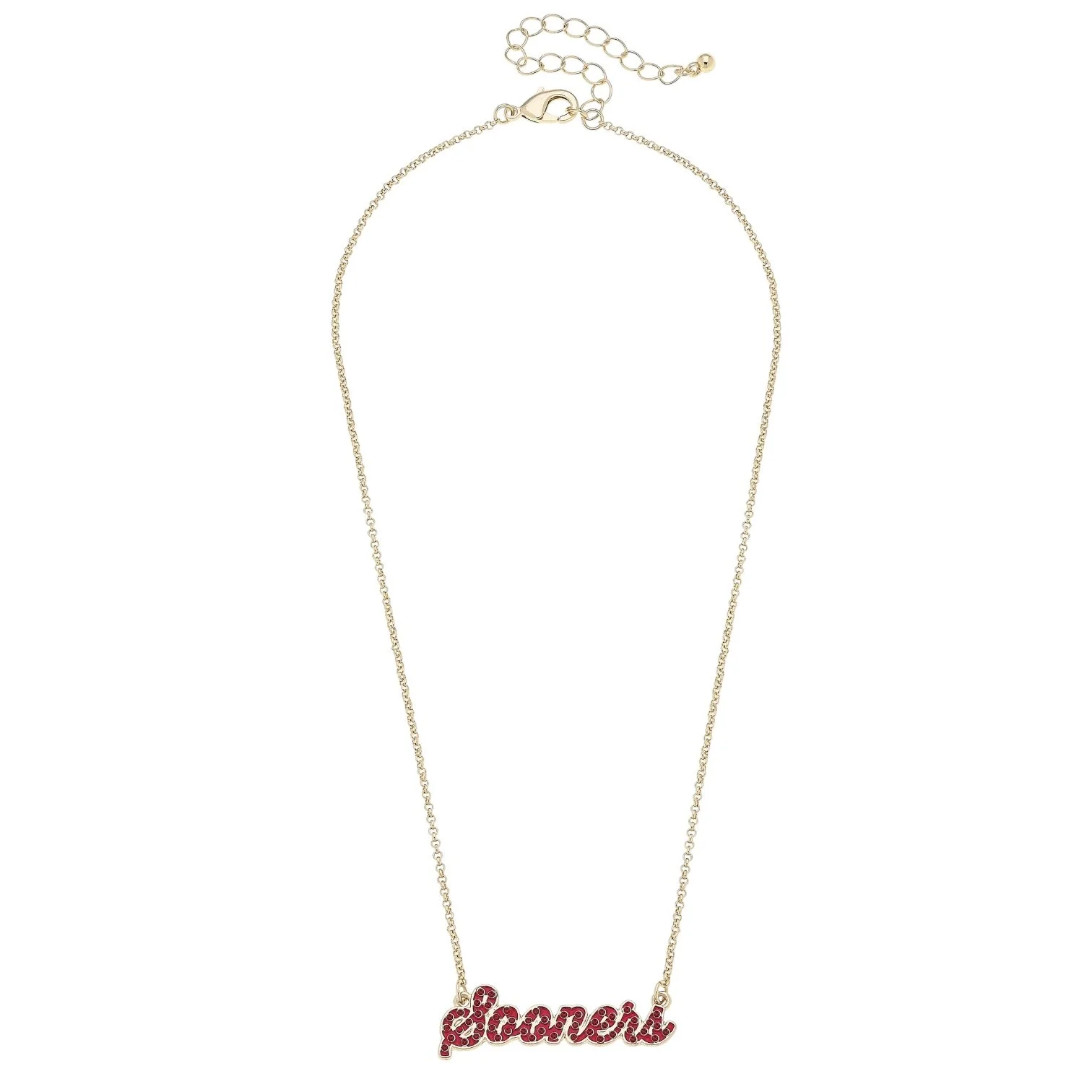 Sooners Pave Autograph Necklace