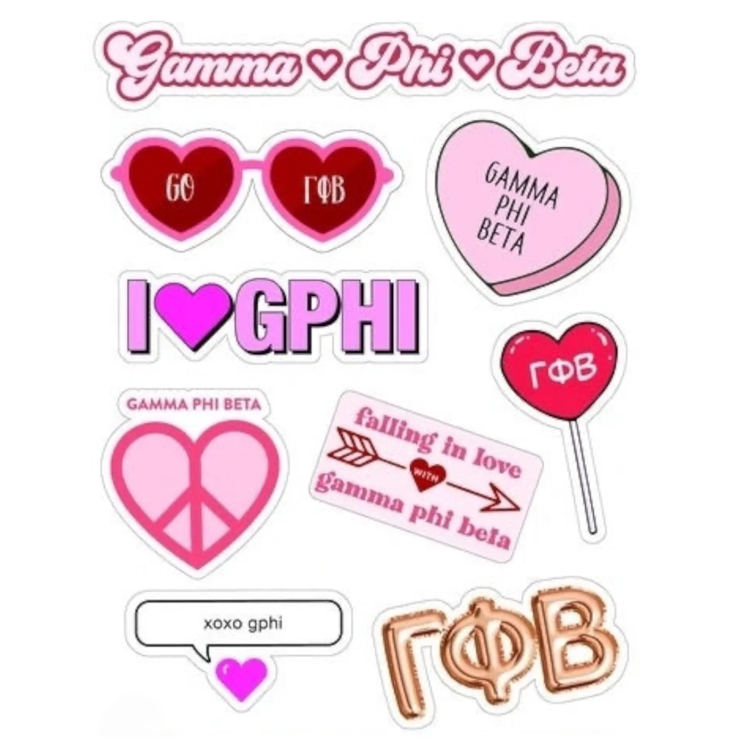 Sorority Love Stickers