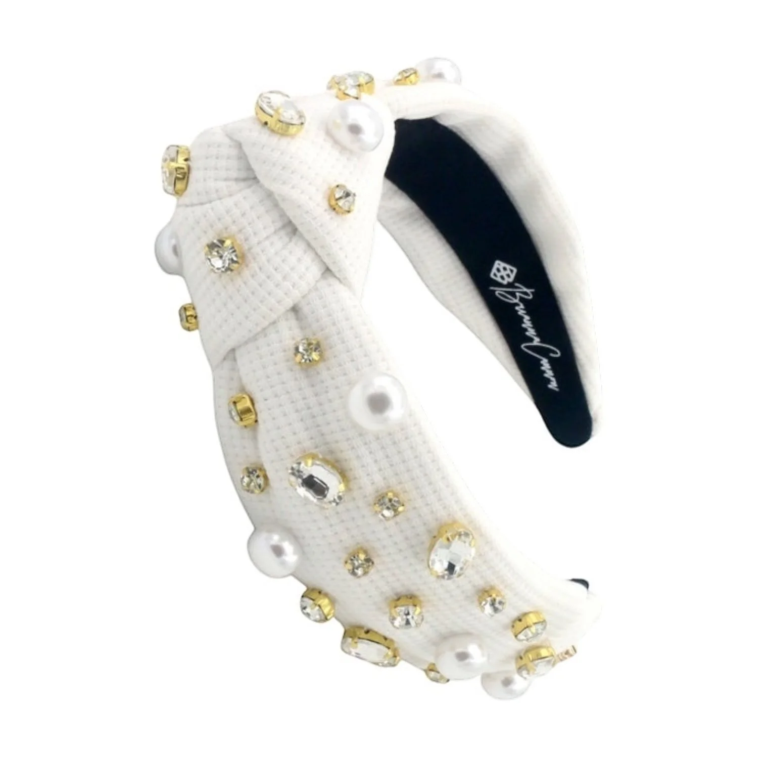 Twill Pearl Headband