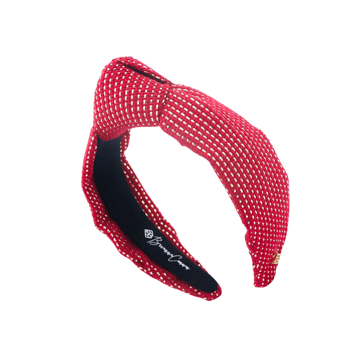 Child Red Tweed Headband
