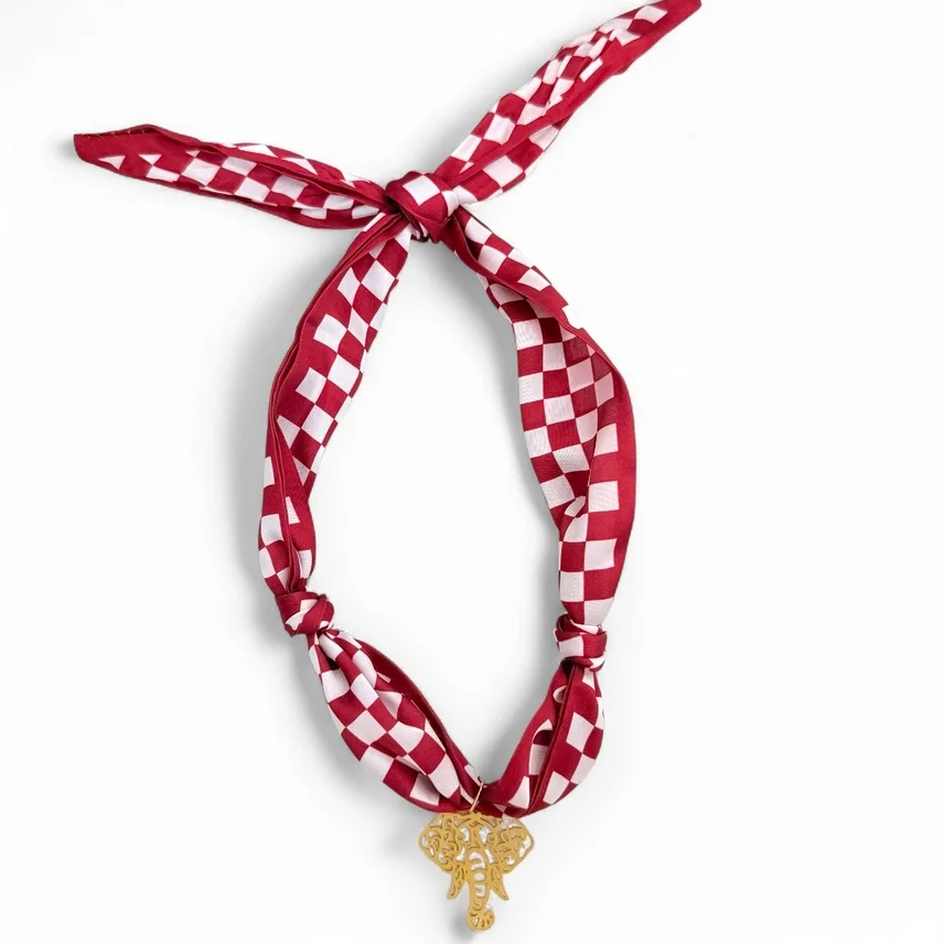 Game Day Scarf Necklace