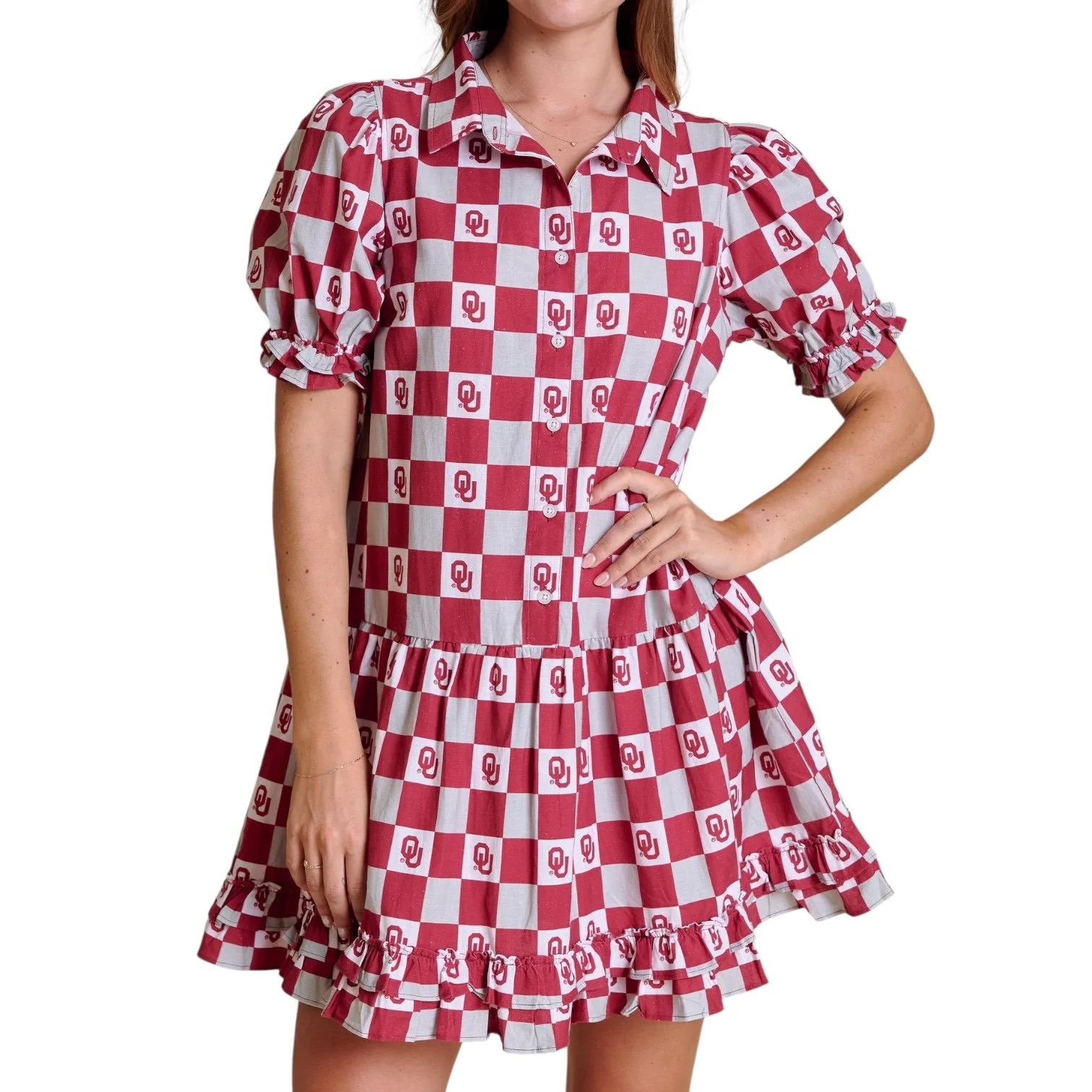 Go Gingham Ruffle 50% OFF