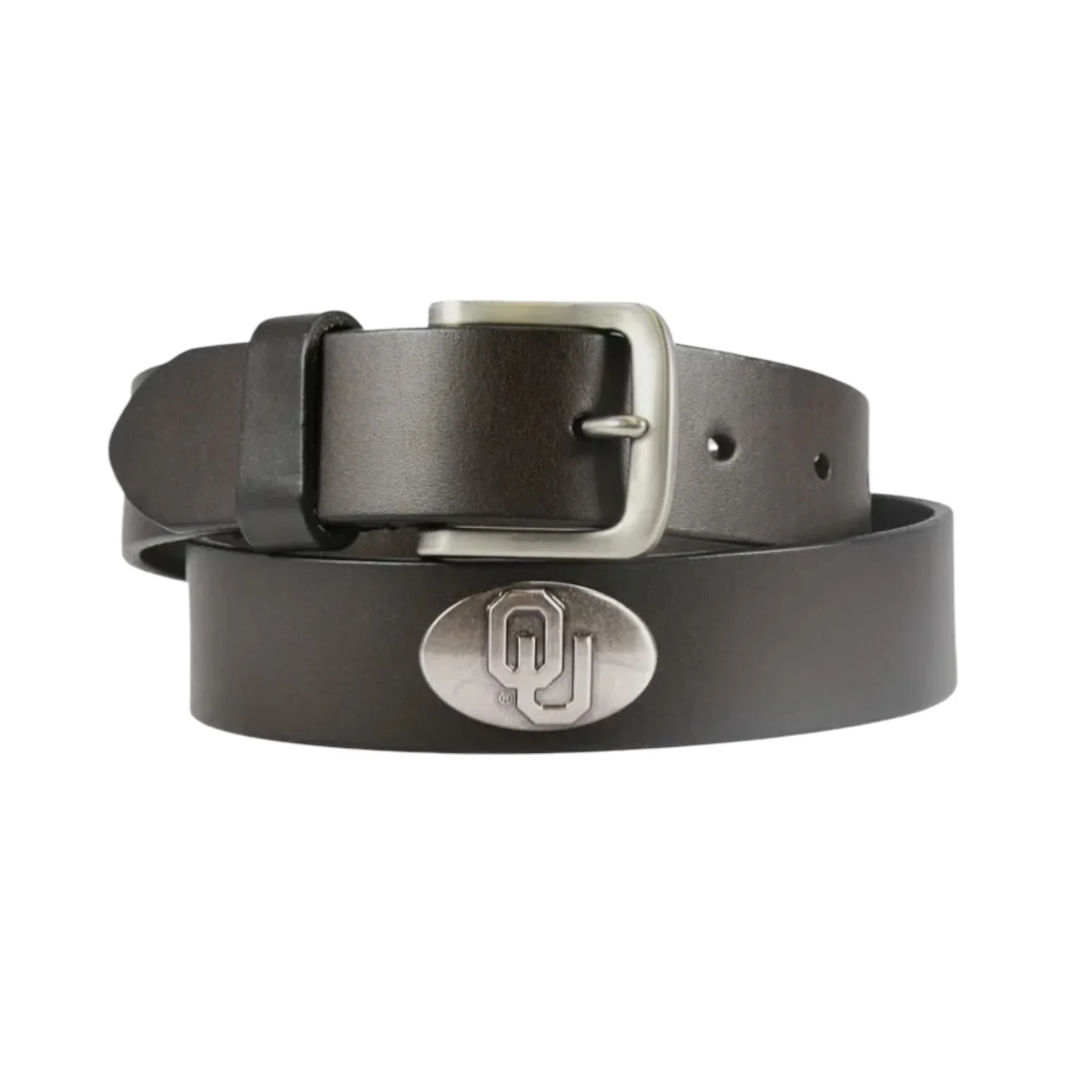 Brown Leather Concho Belt