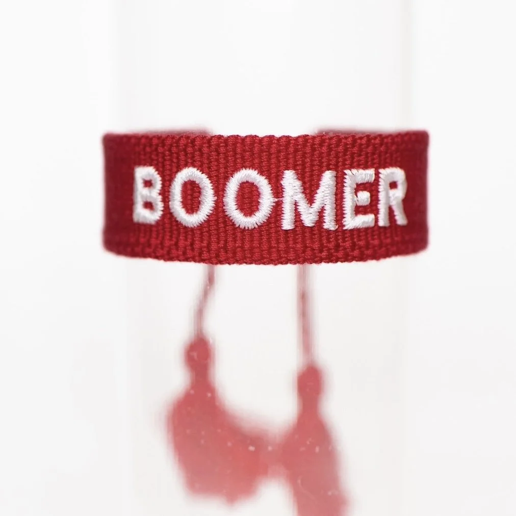 Boomer Bracelet in Crimson