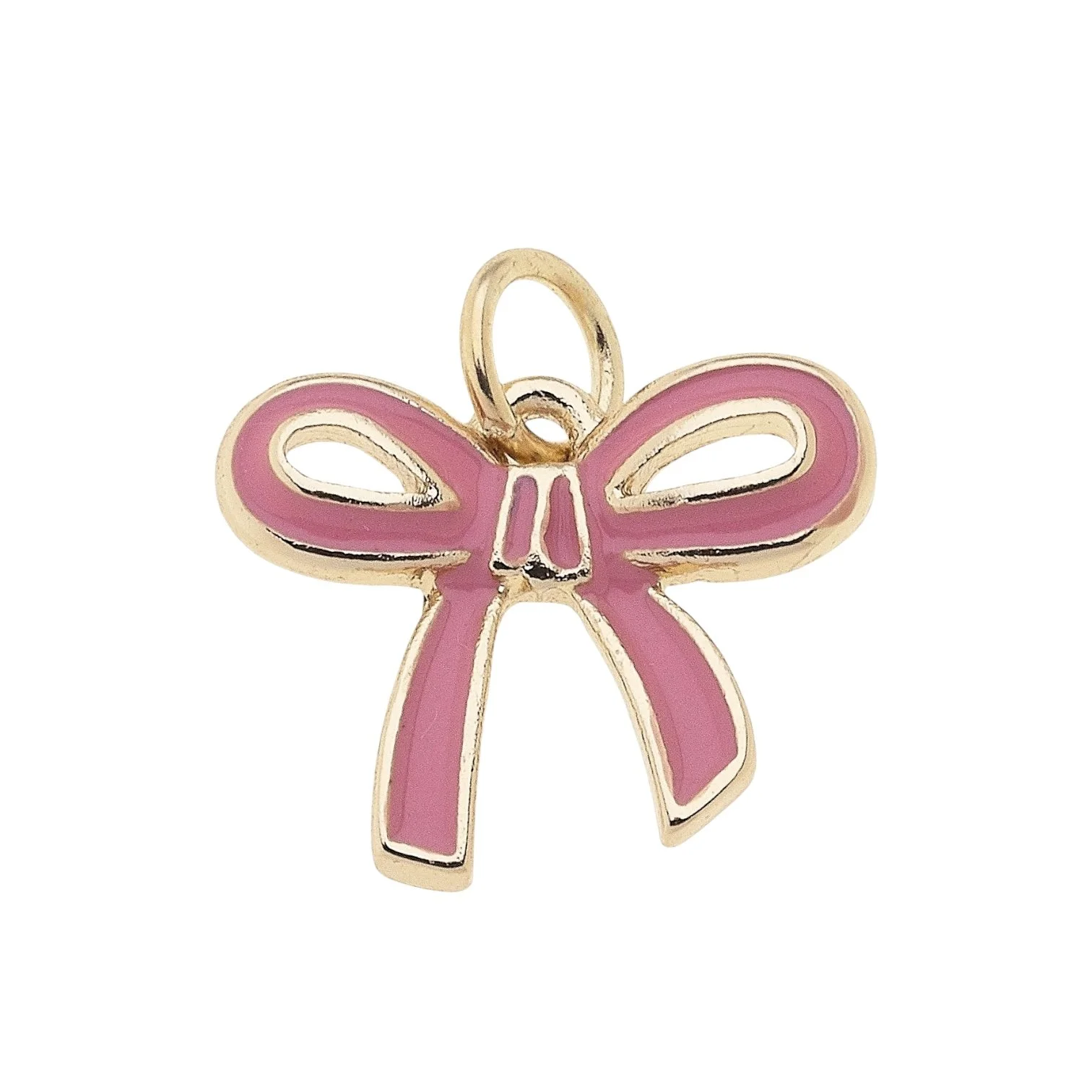Light Pink Bow Charm