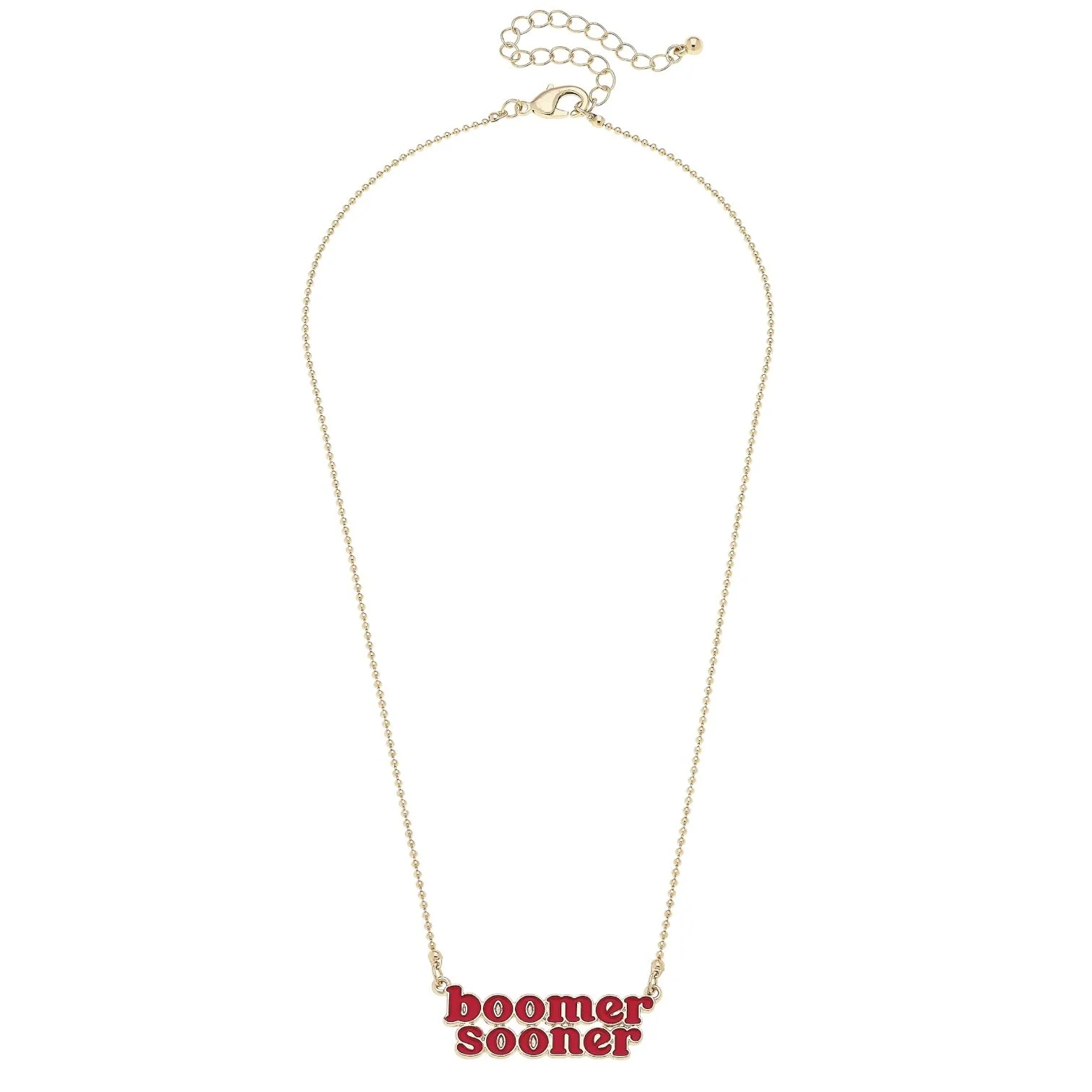 Sooners Slogan Necklace