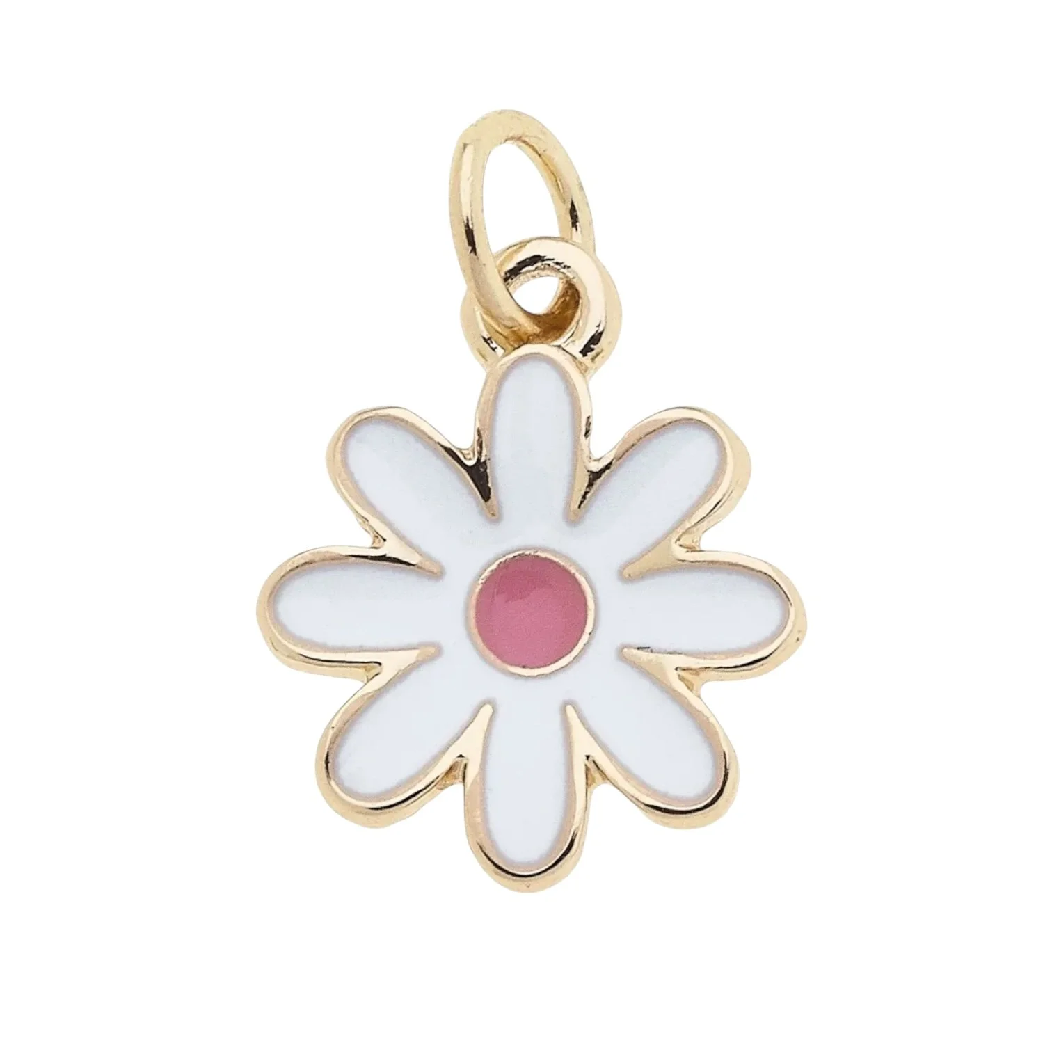 White Flower Charm