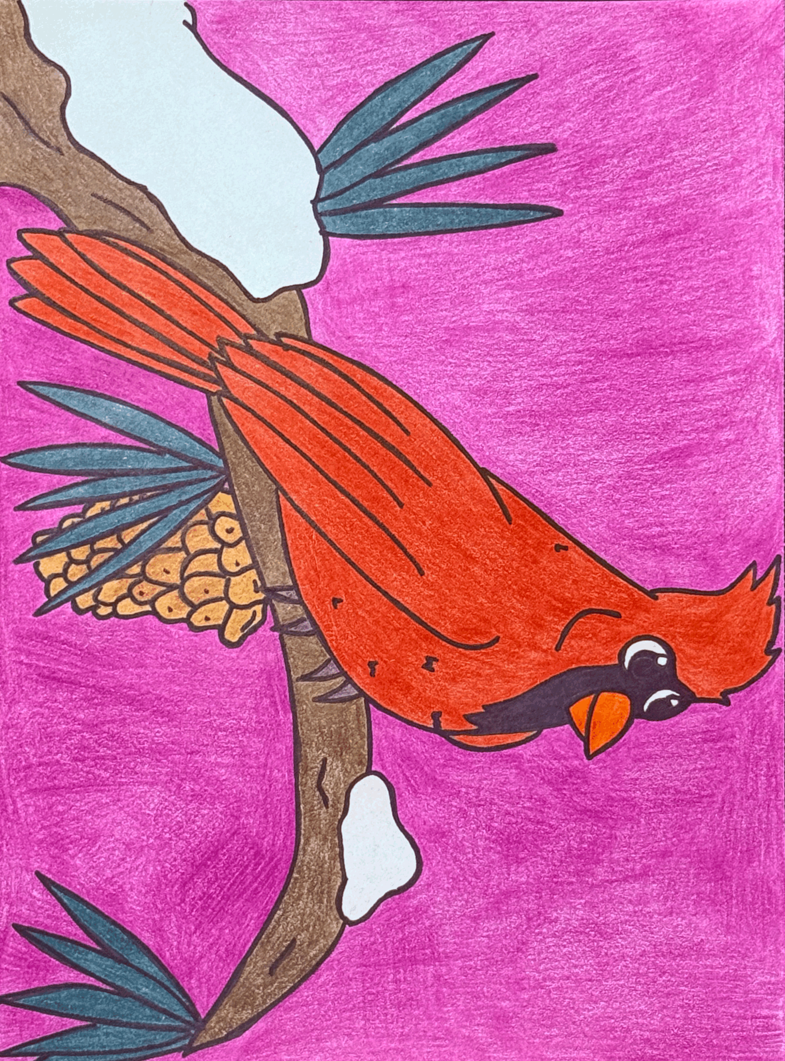 Az Cardinal Gone East (8x10 Print)
