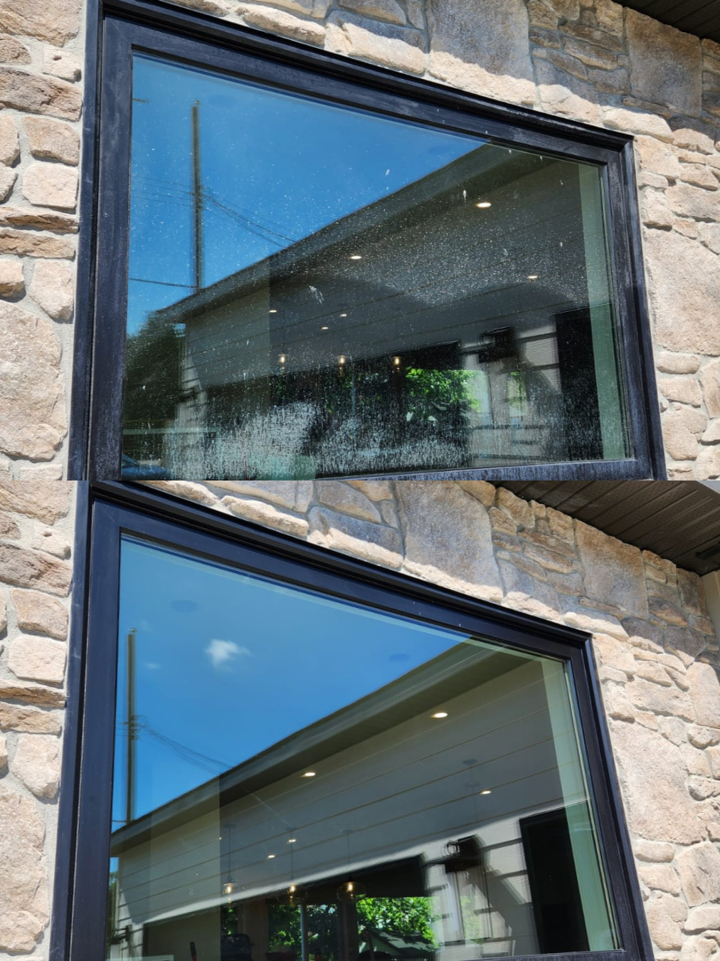 hard water and hard stain removal window cleaning