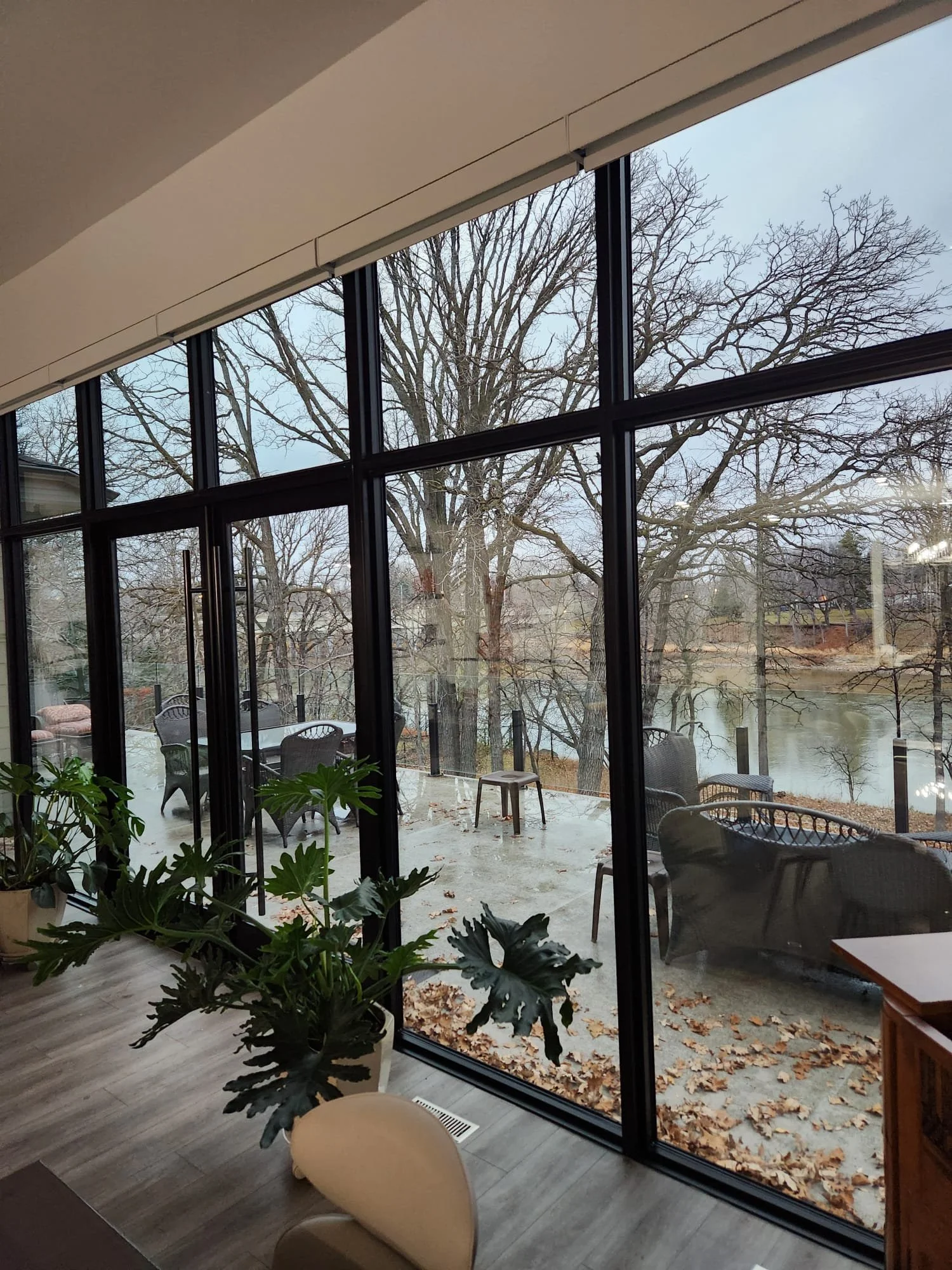 Interior window cleaning