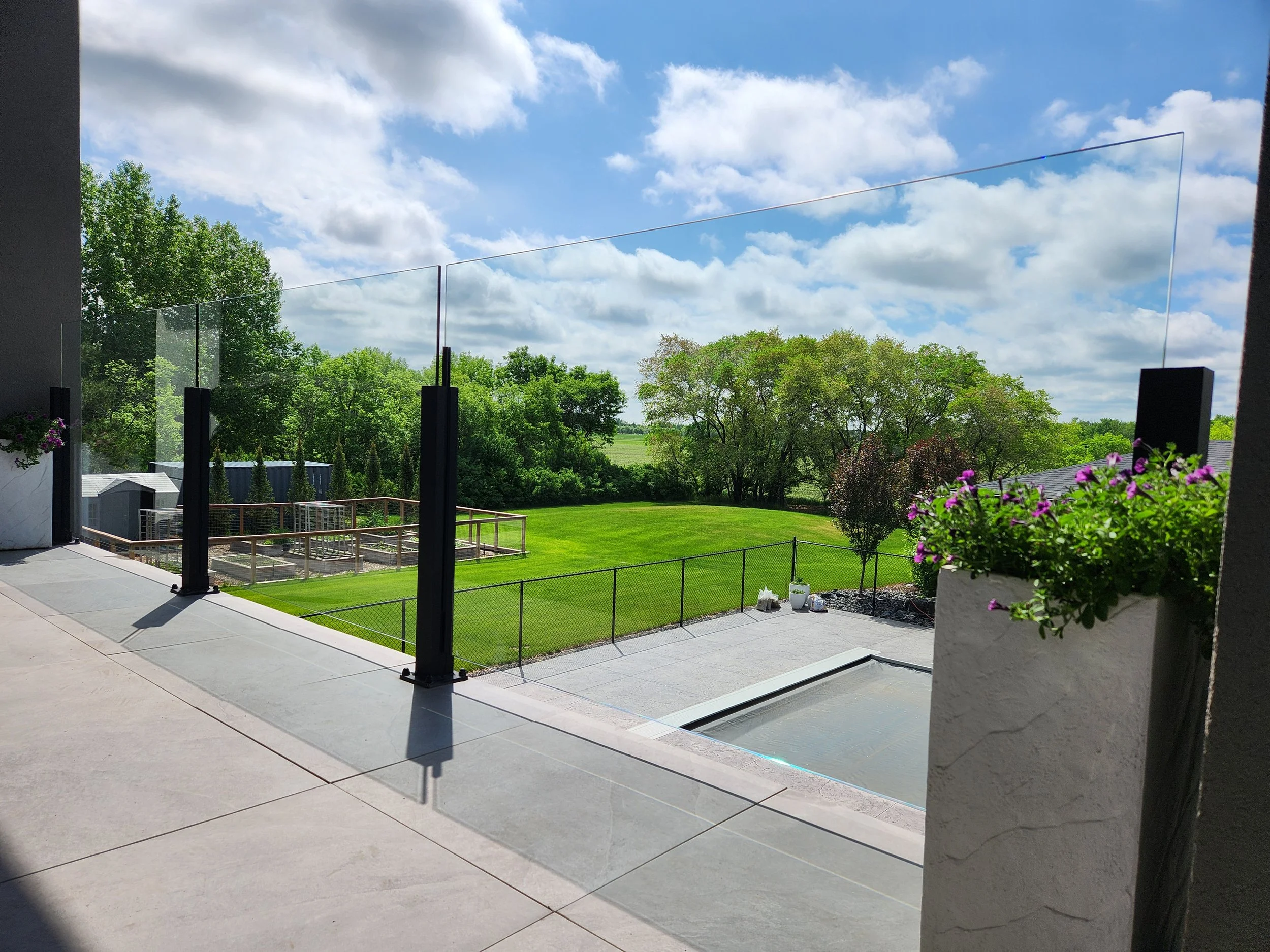 railing window cleaning