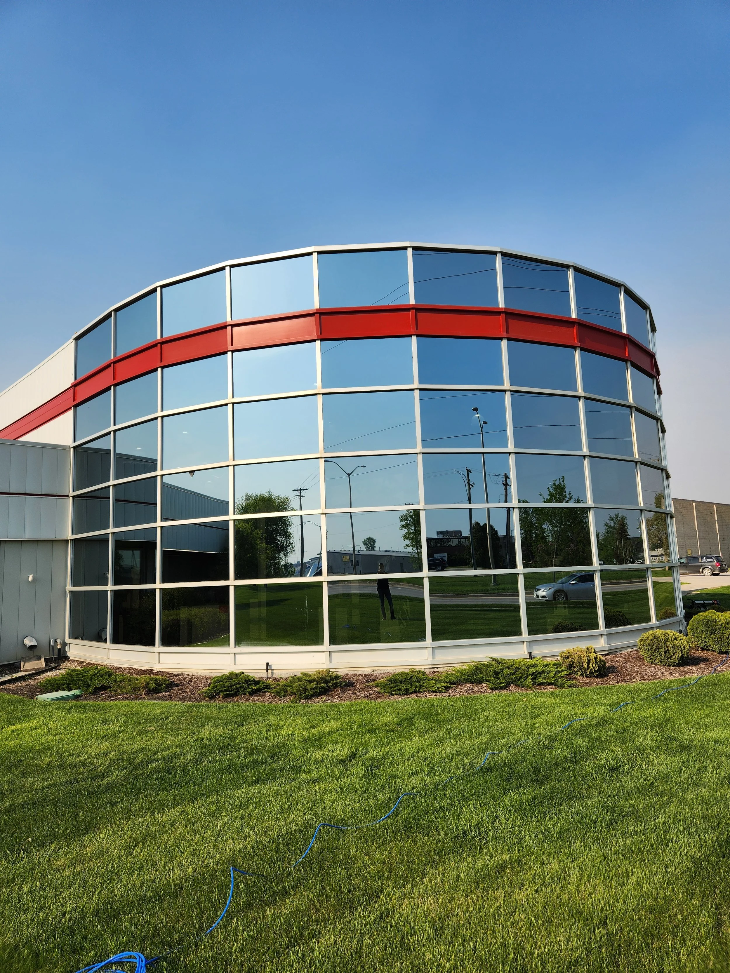 Steinbach Large Building Window cleaning
