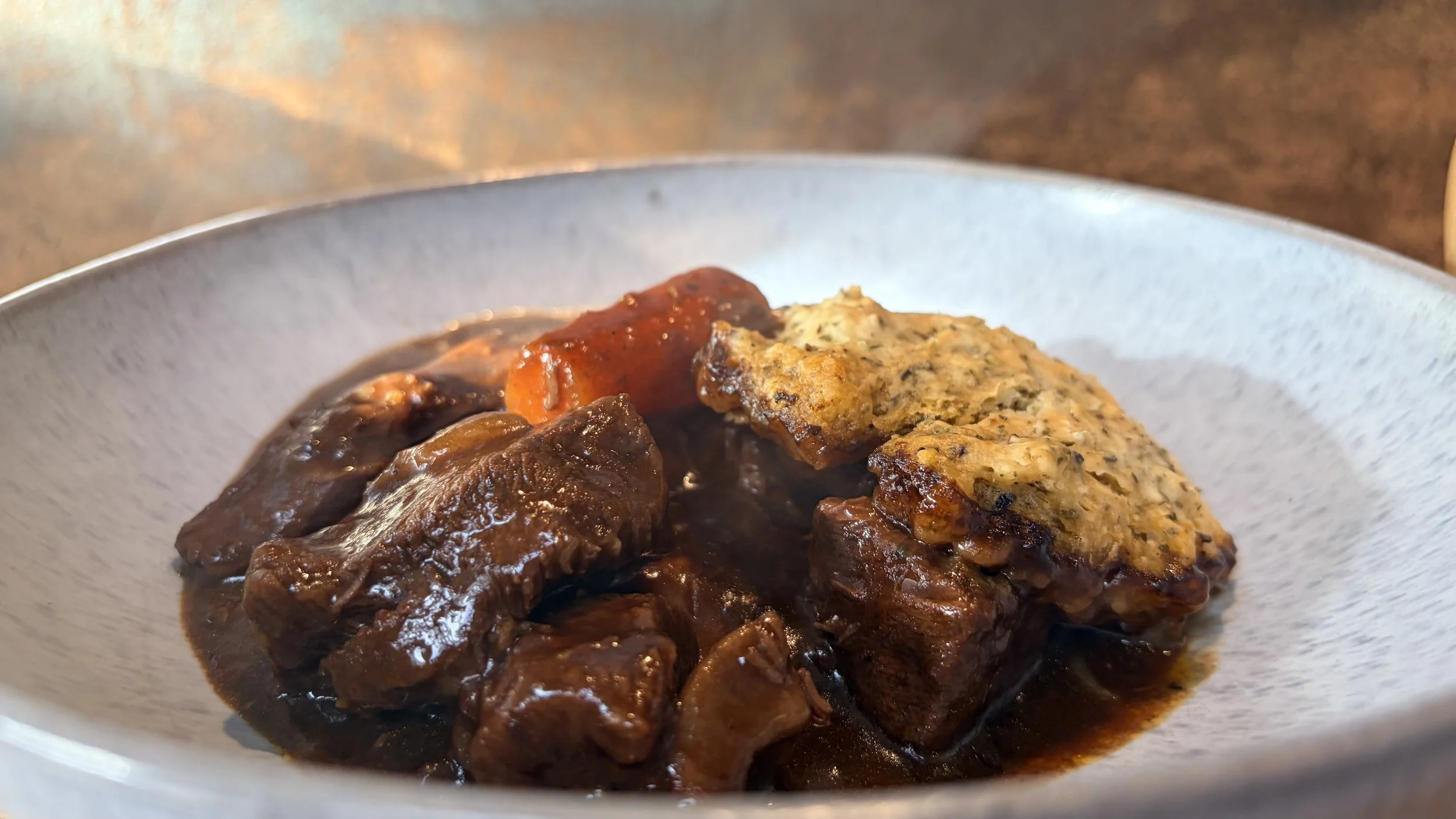 SLOW COOKED BEEF CASSEROLE 