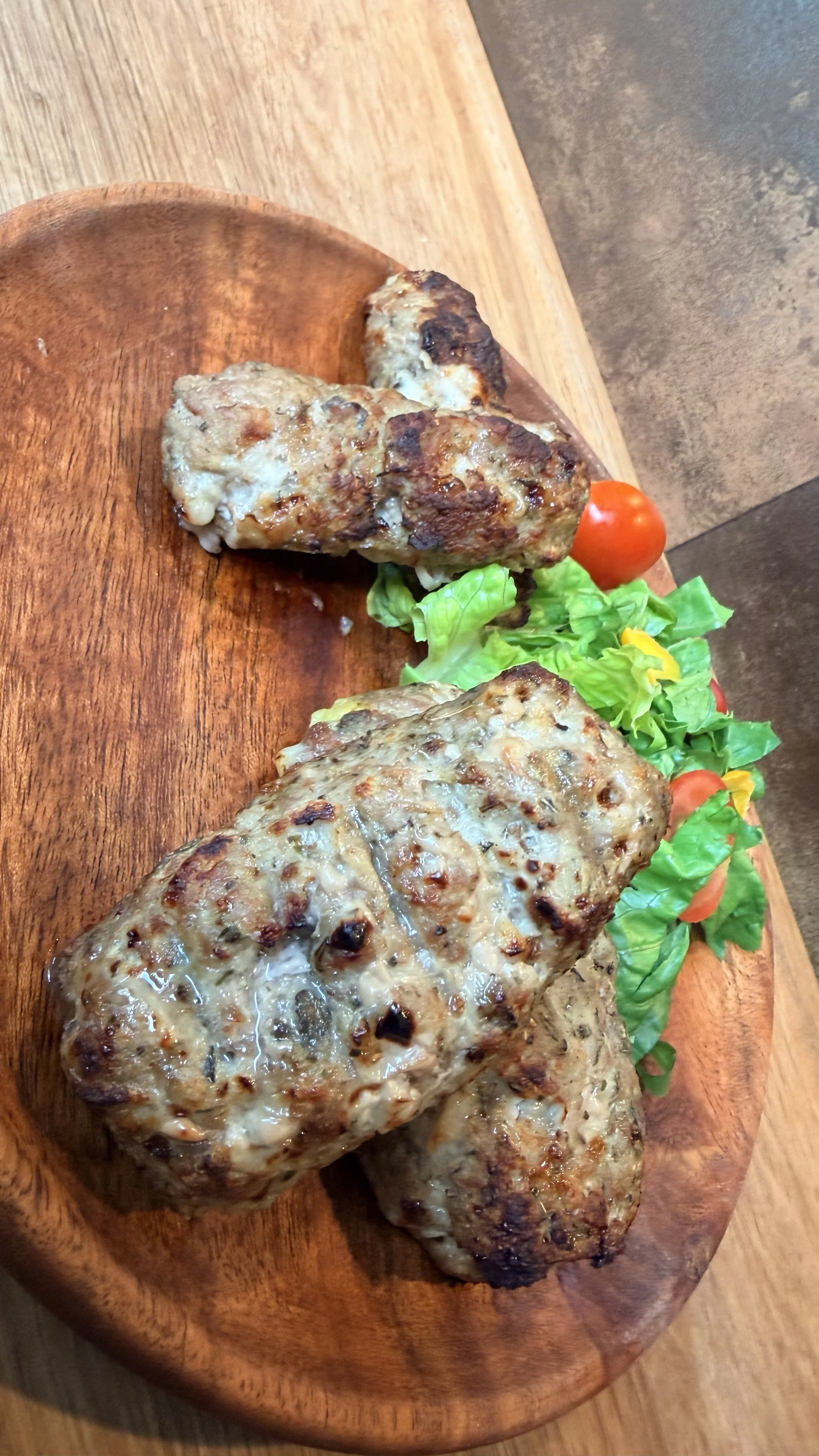 CHEESY STUFFED SAUSAGE AND APPLE BITES 