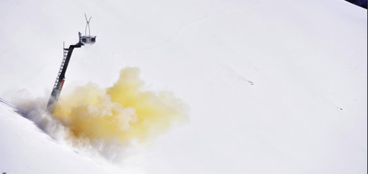 Explosive Charges Protect Backcountry Skiers