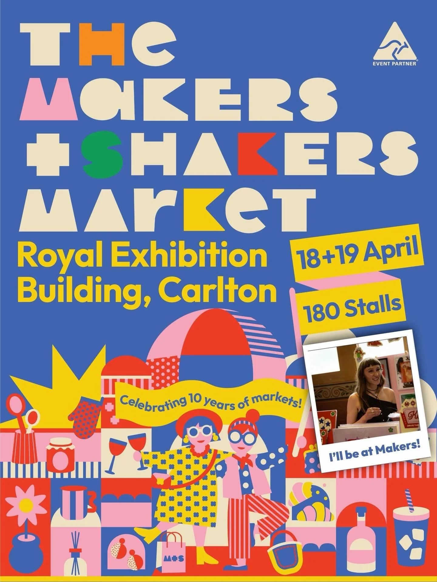 NEXT MARKET ✨ One of my favourite markets is back baby! @themakersandshakers this month for TWO DAYS ONLY! 18th and 19th I&rsquo;ll be selling NEW art work and more. I&rsquo;ll have my framed prints ready to rumble - new fabrics are here! Come down a
