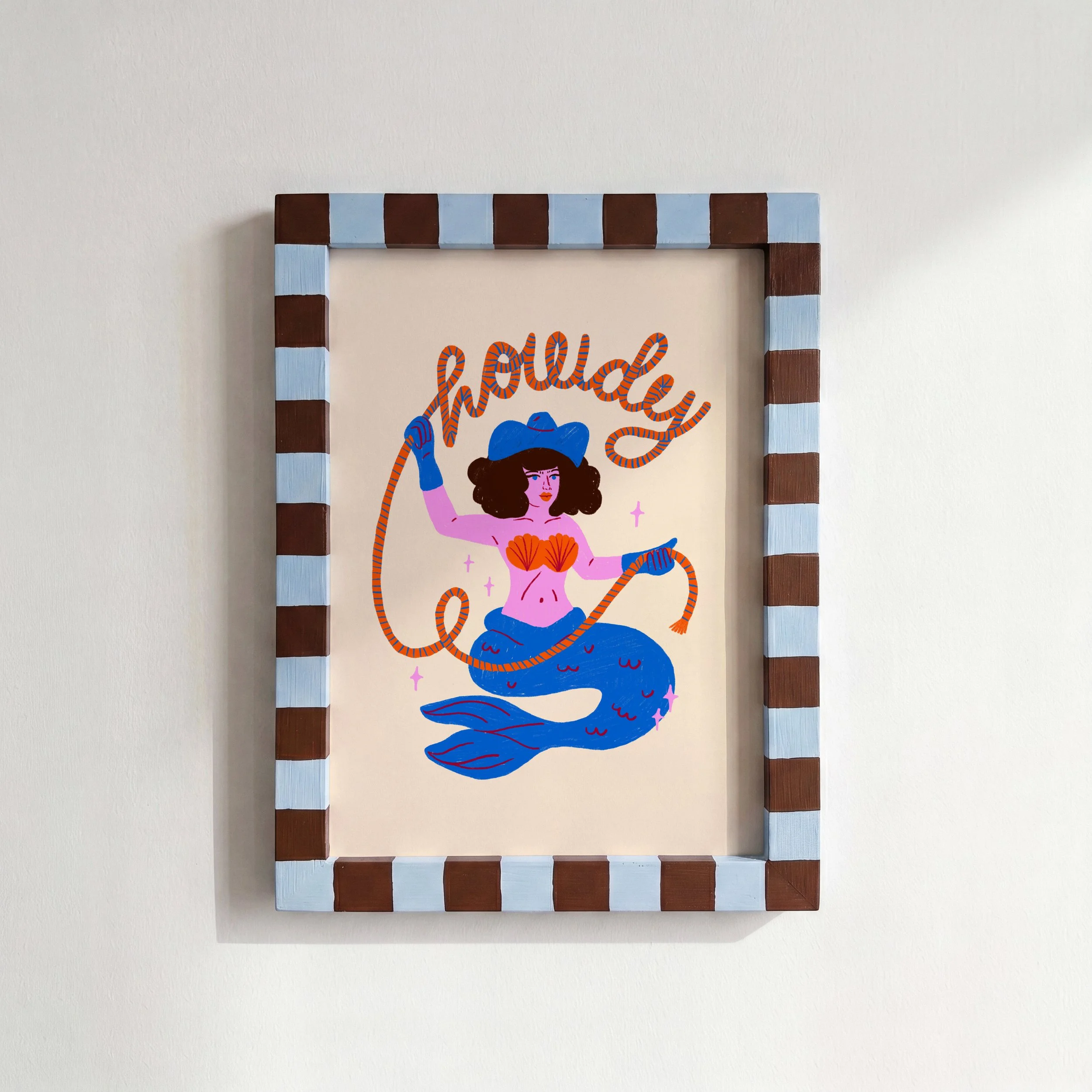 Howdy Art Print