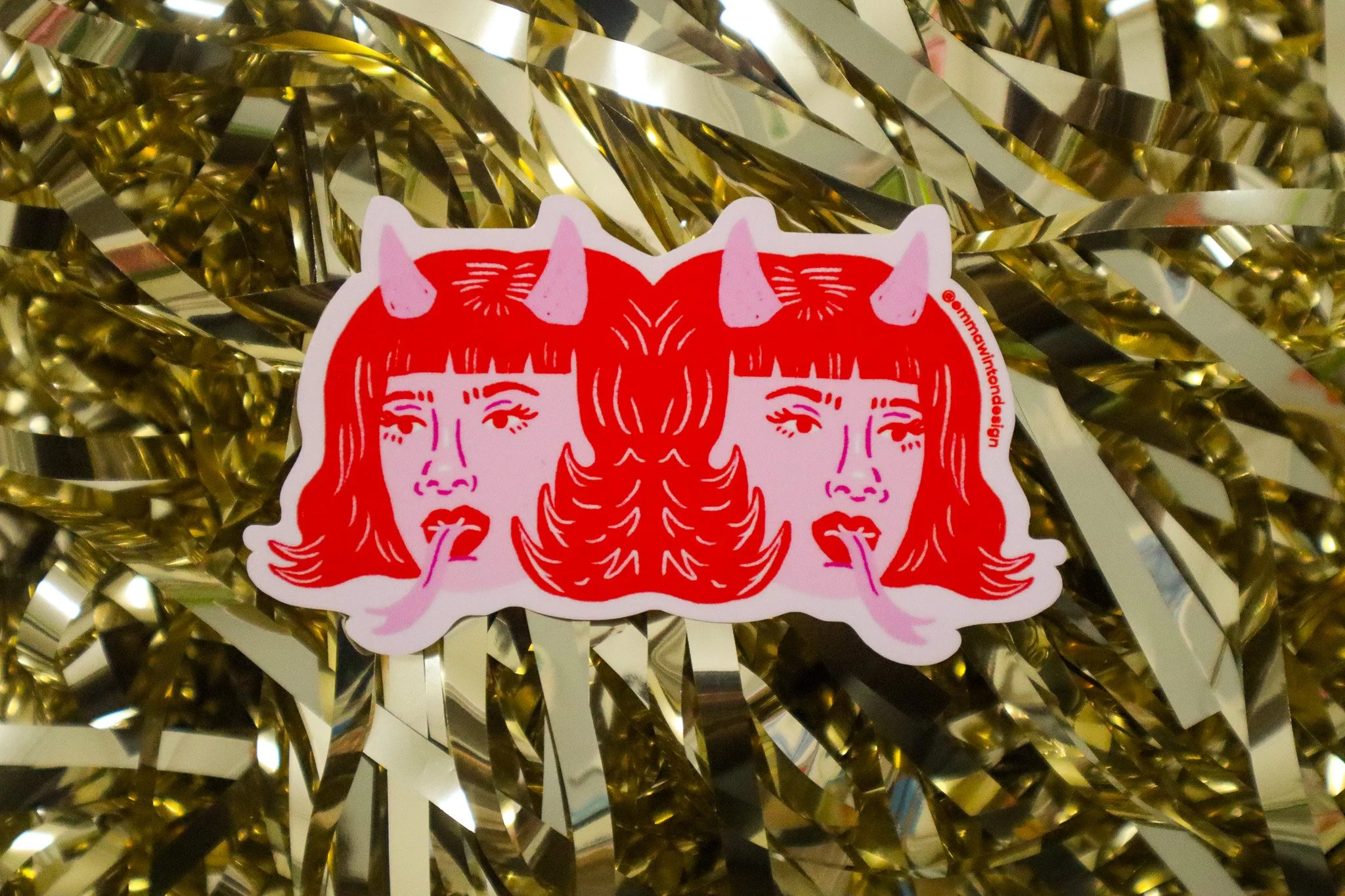 Double Trouble  Sticker